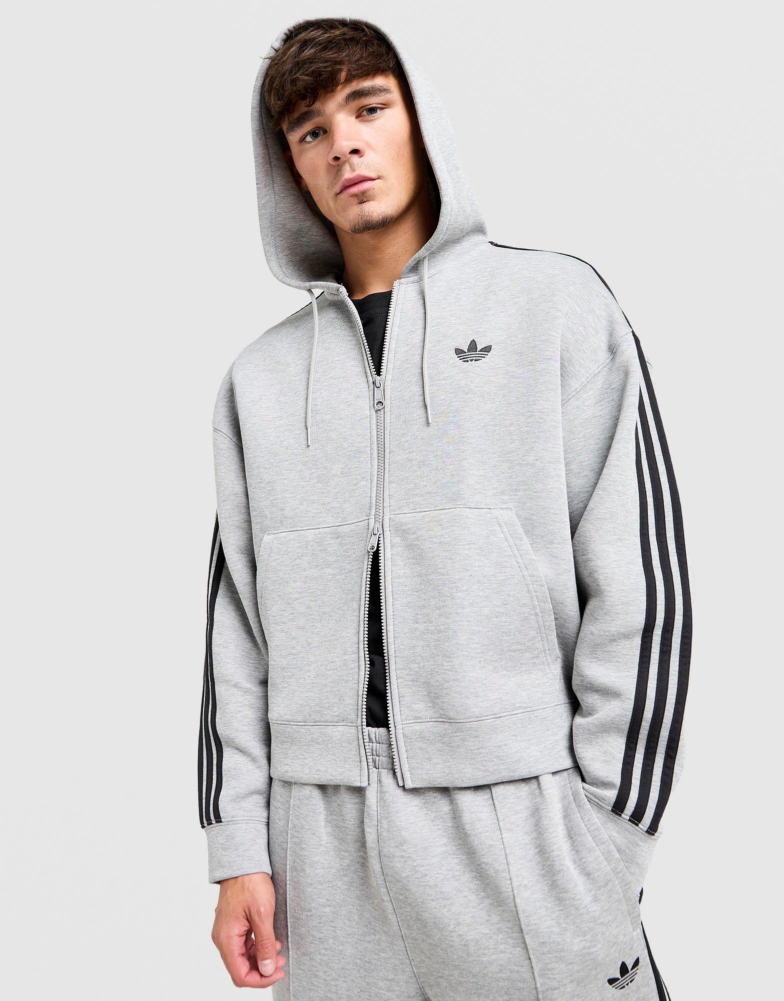 adidas Originals Felpa con Cappuccio Oversize Spacer Adicolor
