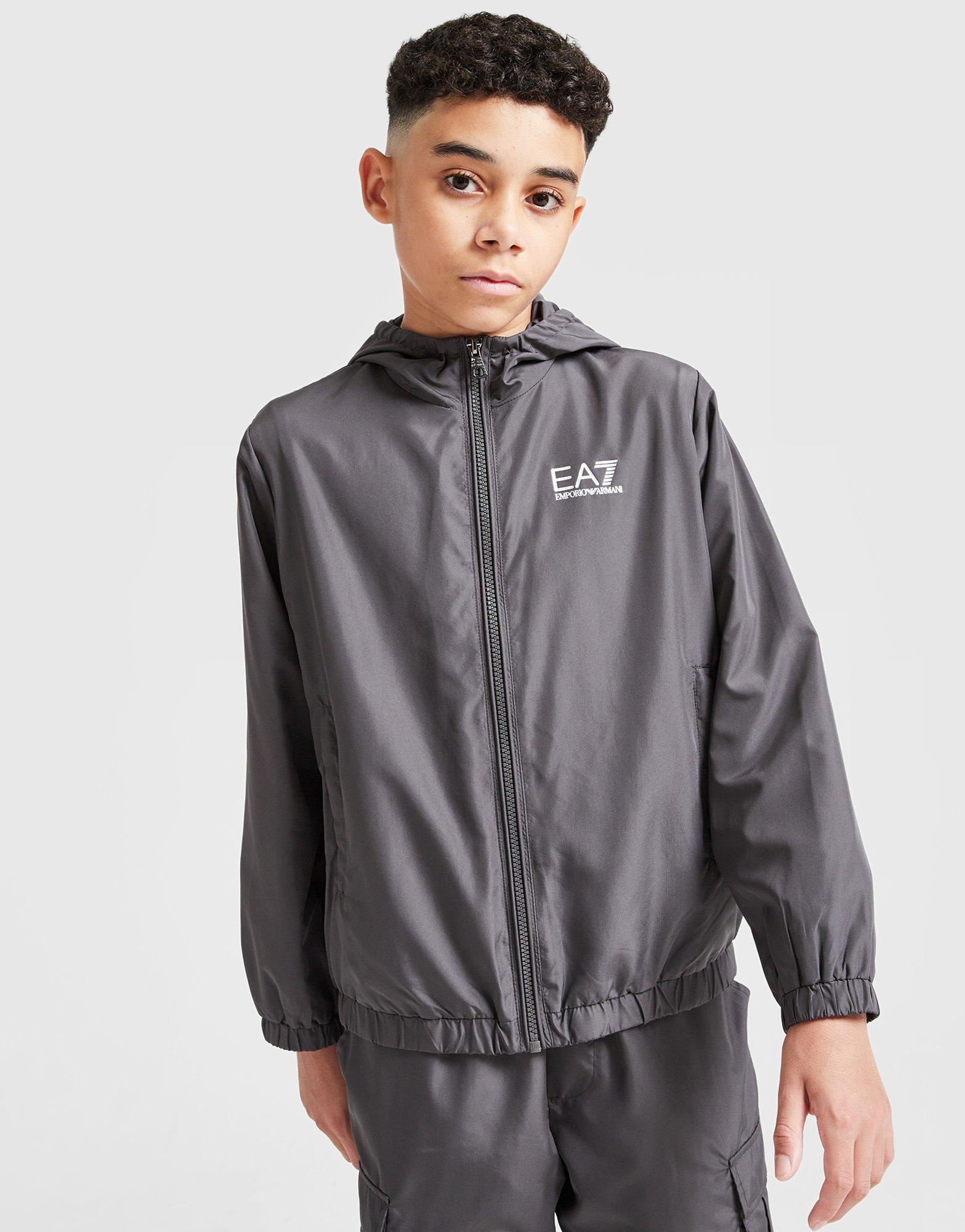 EA7 Emporio Armani Core Woven Full Zip Hoodie Junior