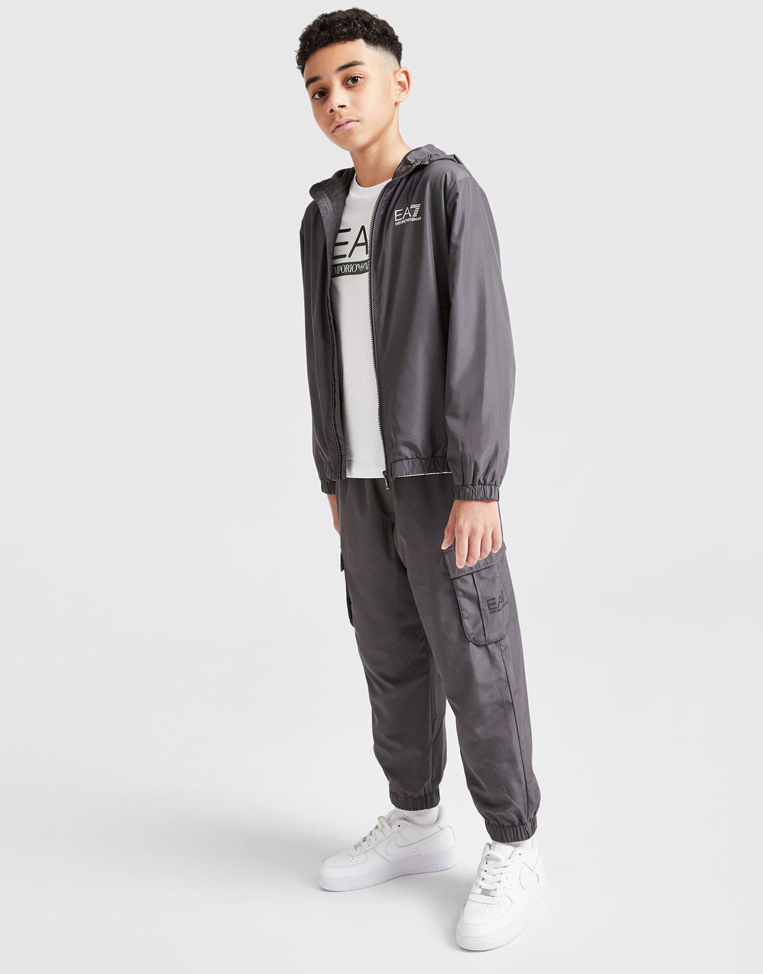 EA7 Emporio Armani Core Woven Full Zip Hoodie Junior