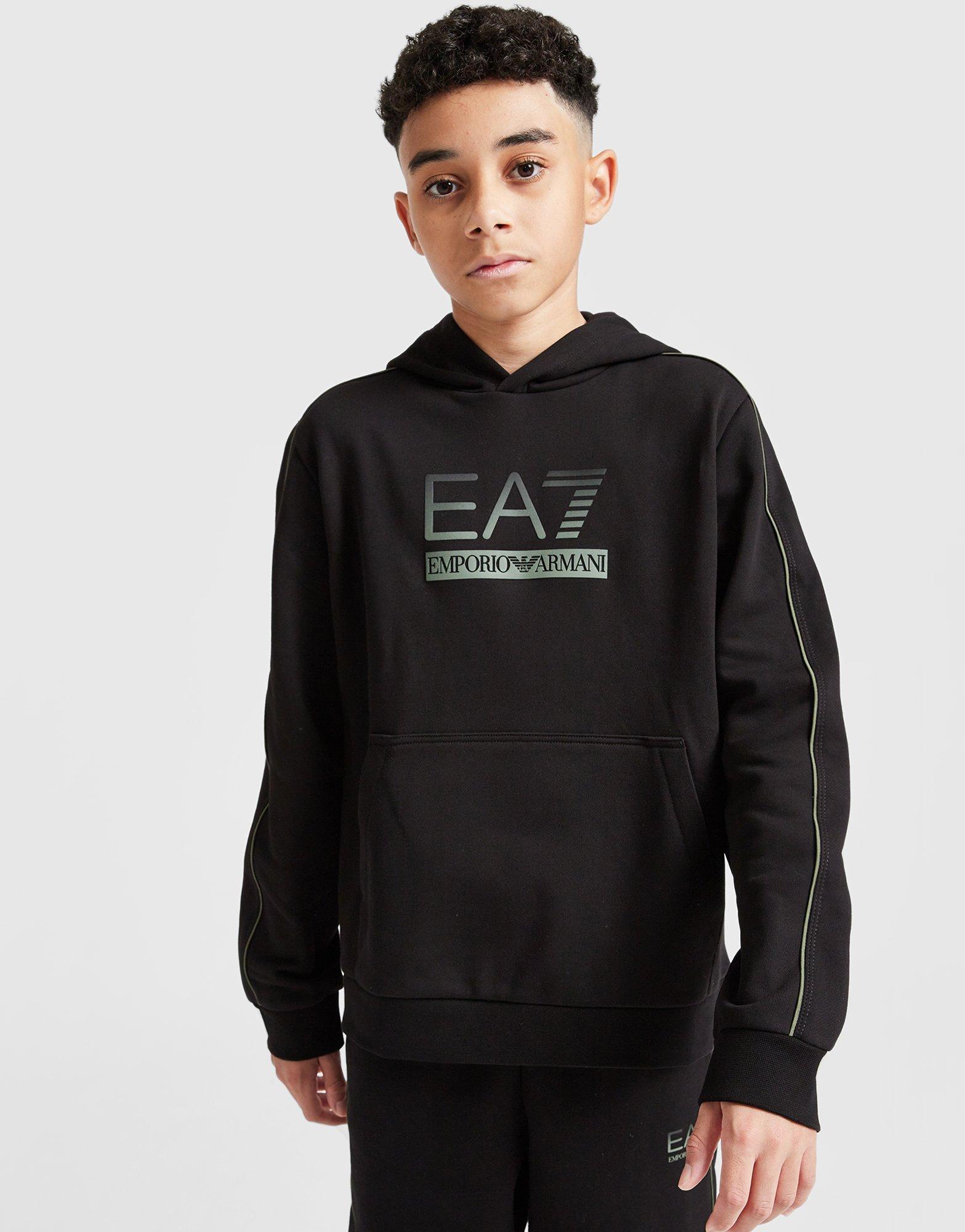 EA7 Emporio Armani Fleece Large Logo Hoodie Junior