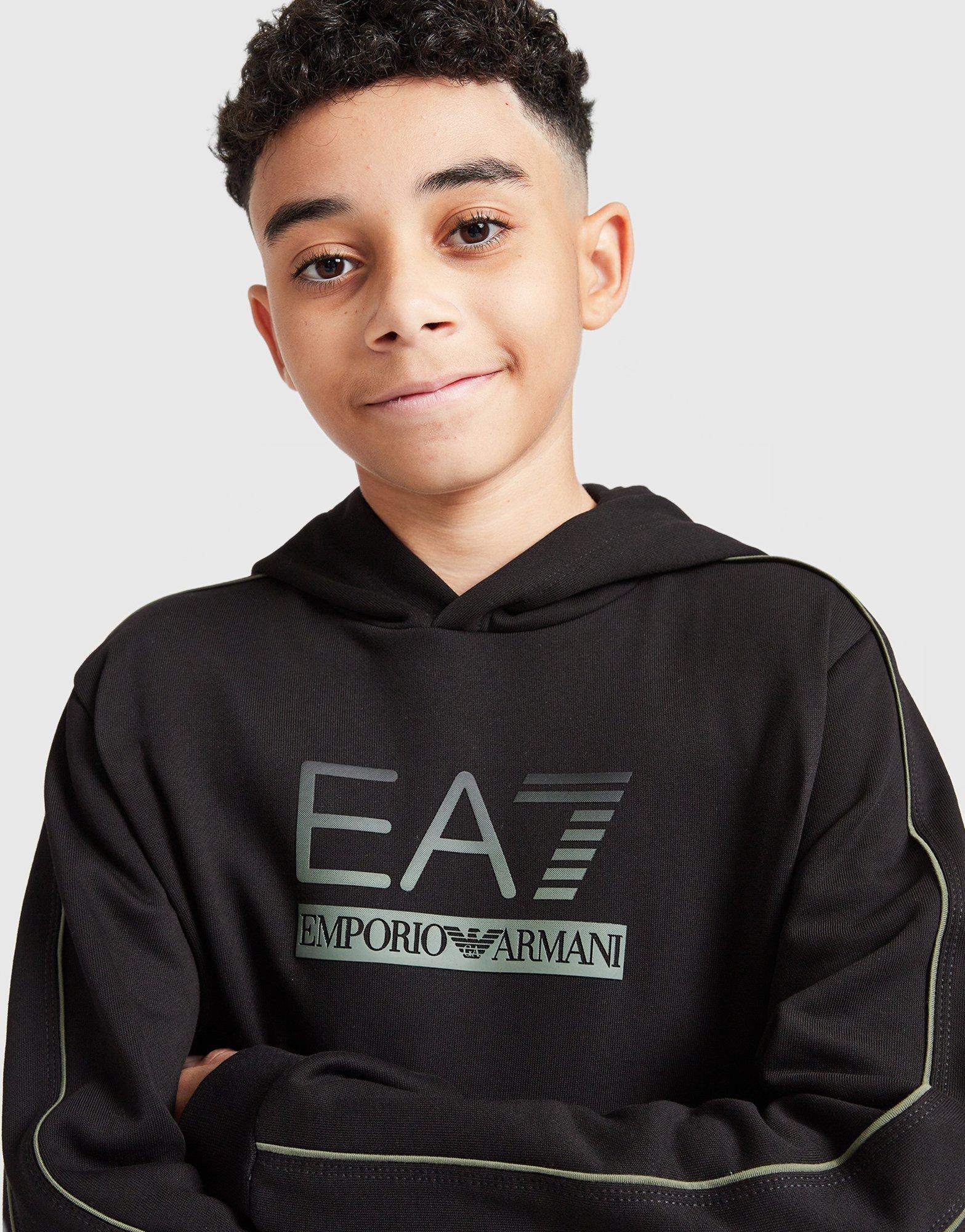 EA7 Emporio Armani Fleece Large Logo Hoodie Junior