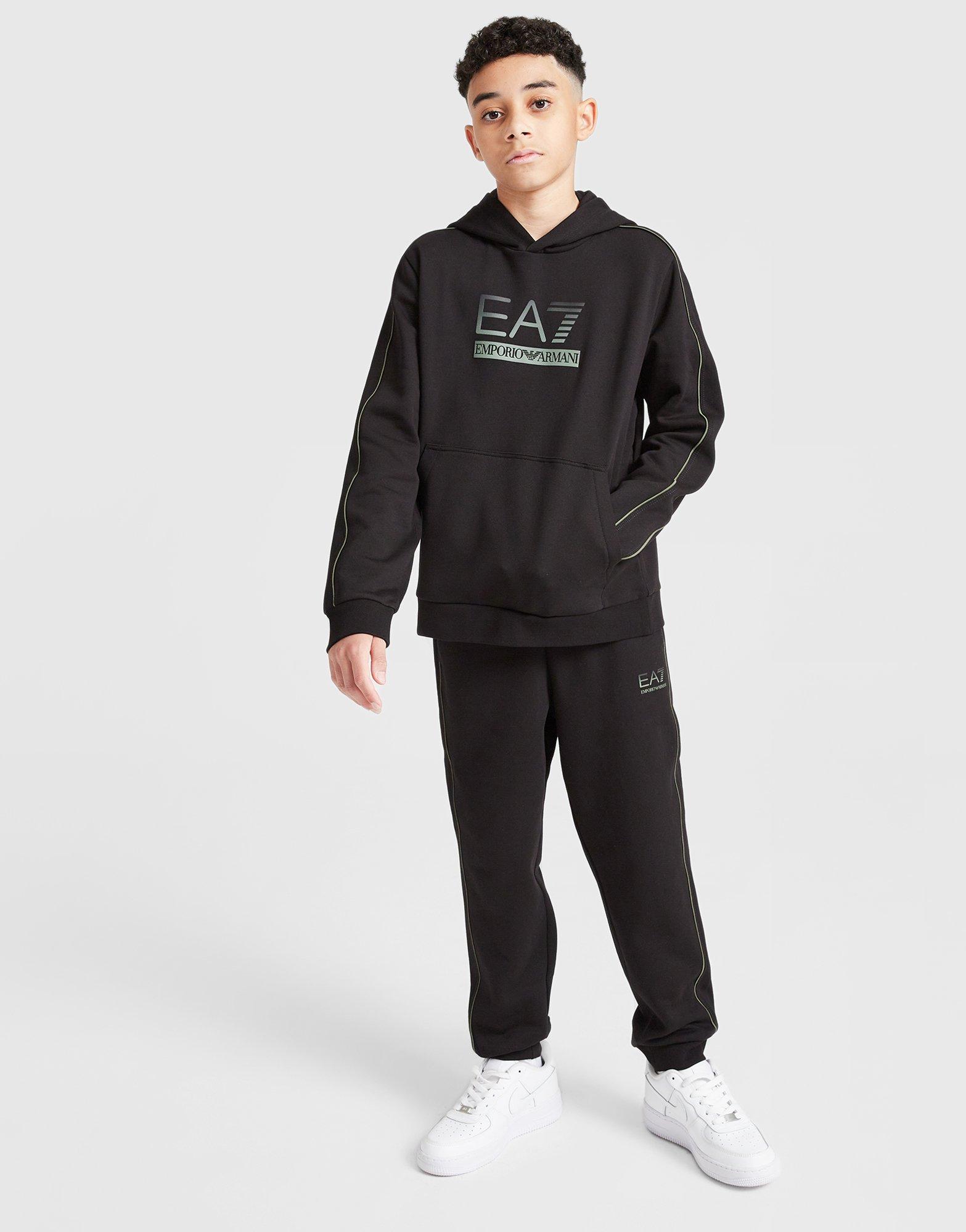 EA7 Emporio Armani Fleece Large Logo Hoodie Junior