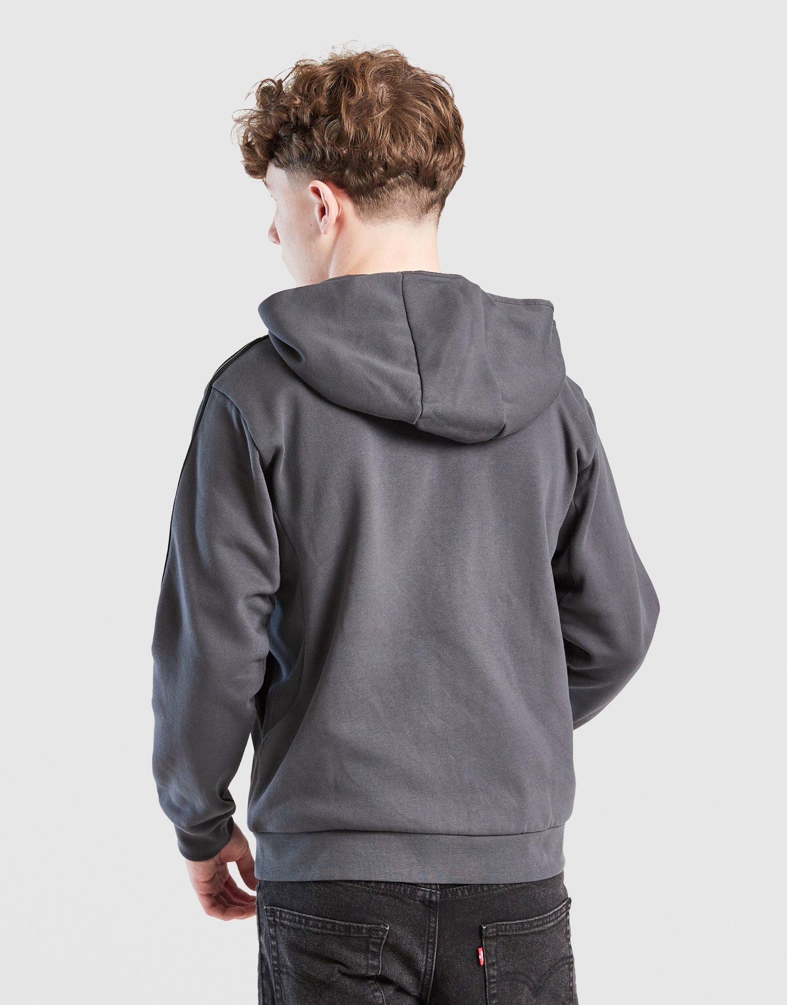EA7 Emporio Armani Sweat à capuche zippé en polaire Tape Junior