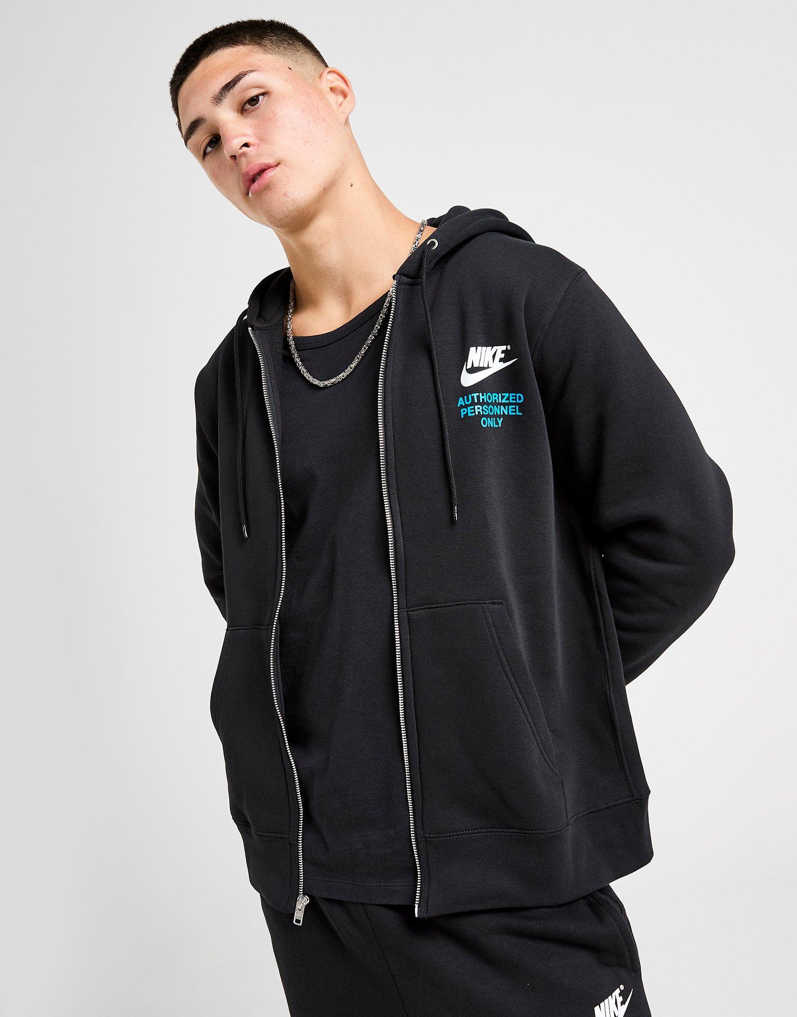 在庫確認必須!★NIKE AIR HOODED LONGSLEEVE (BLACK) Shop Nike Air Full-Zip Fleece Hoodie HJ0636-060 black