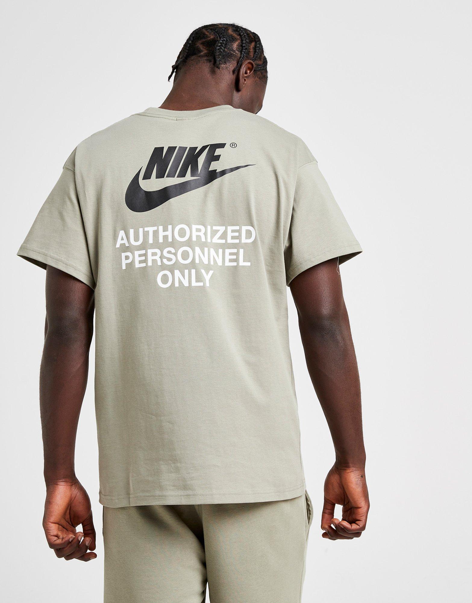 ★★送料無料★★NIKE★★MEN'S AUTHORIZED PERSONNEL ONLY TEE Nike Men's Authorised T-Shirt in Black Nike