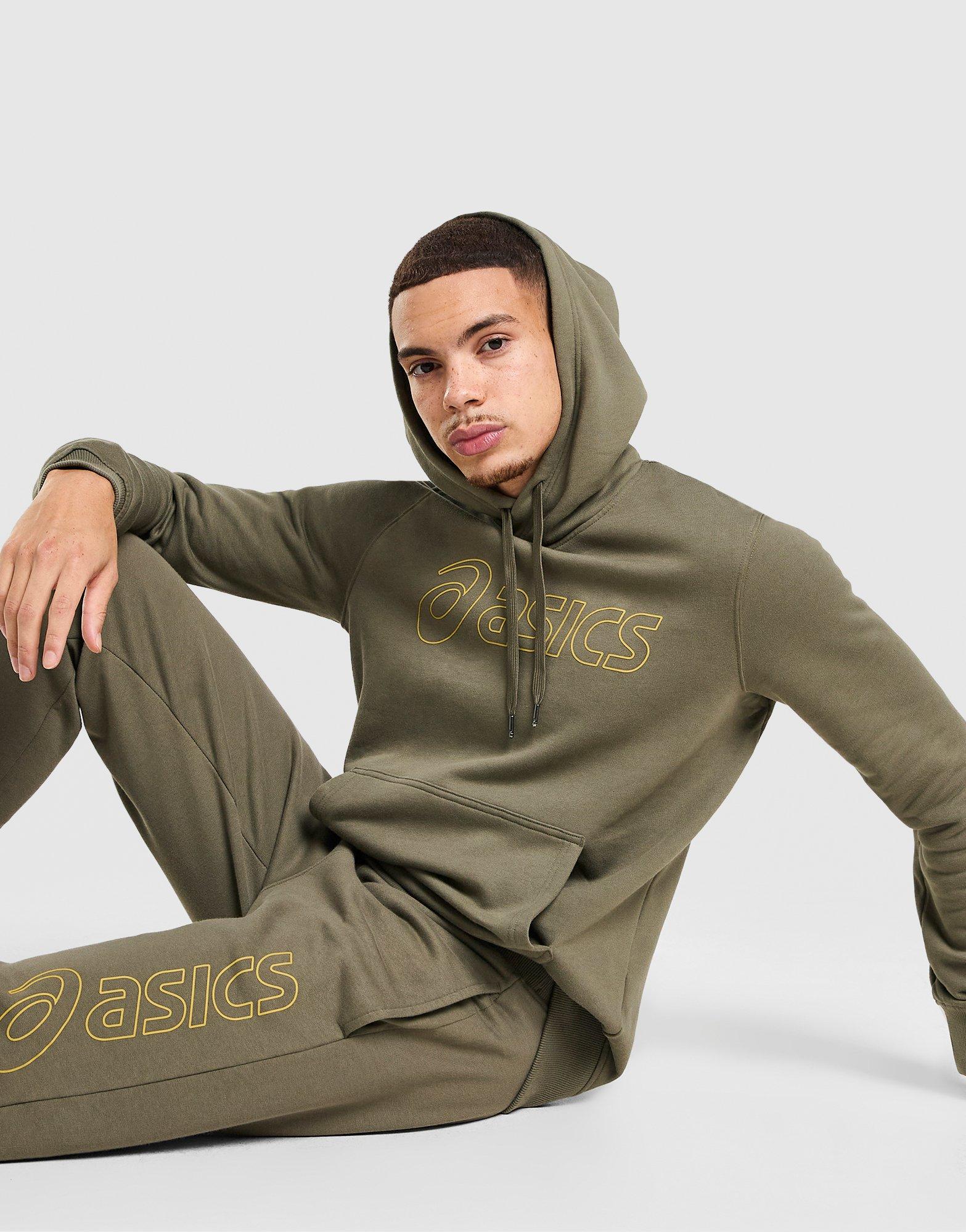 ASICS Felpa con Cappuccio Logo