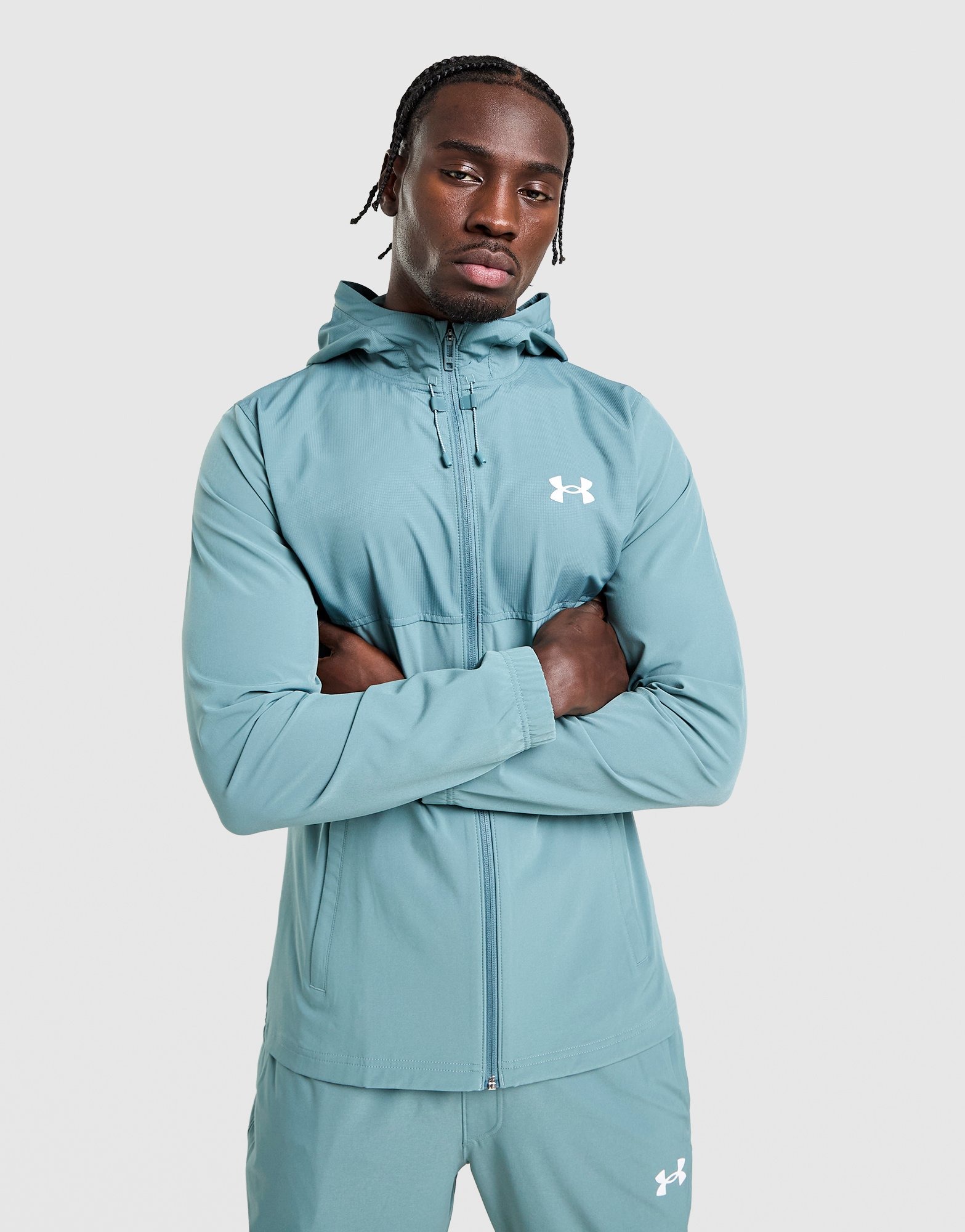 Green Under Armour Lock Up 2.0 Woven Jacket - JD Sports Global