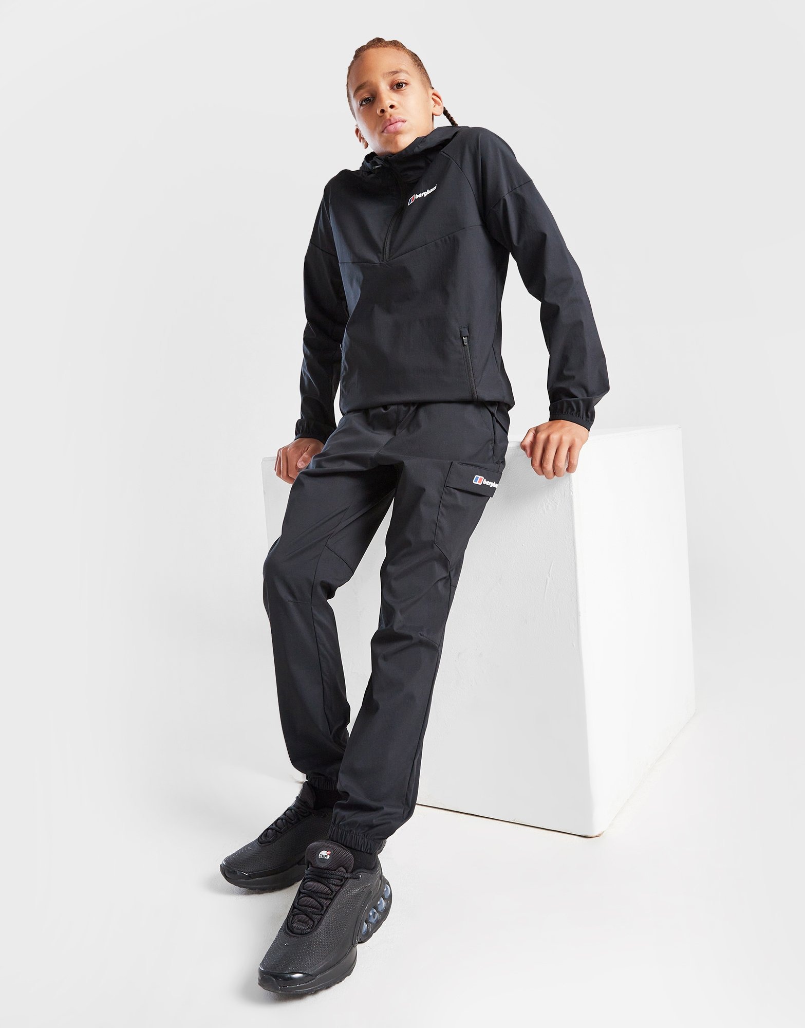 Pantalon Convertible Berghaus Garçon Noir - Taille 11-12 Ans, Randonnée