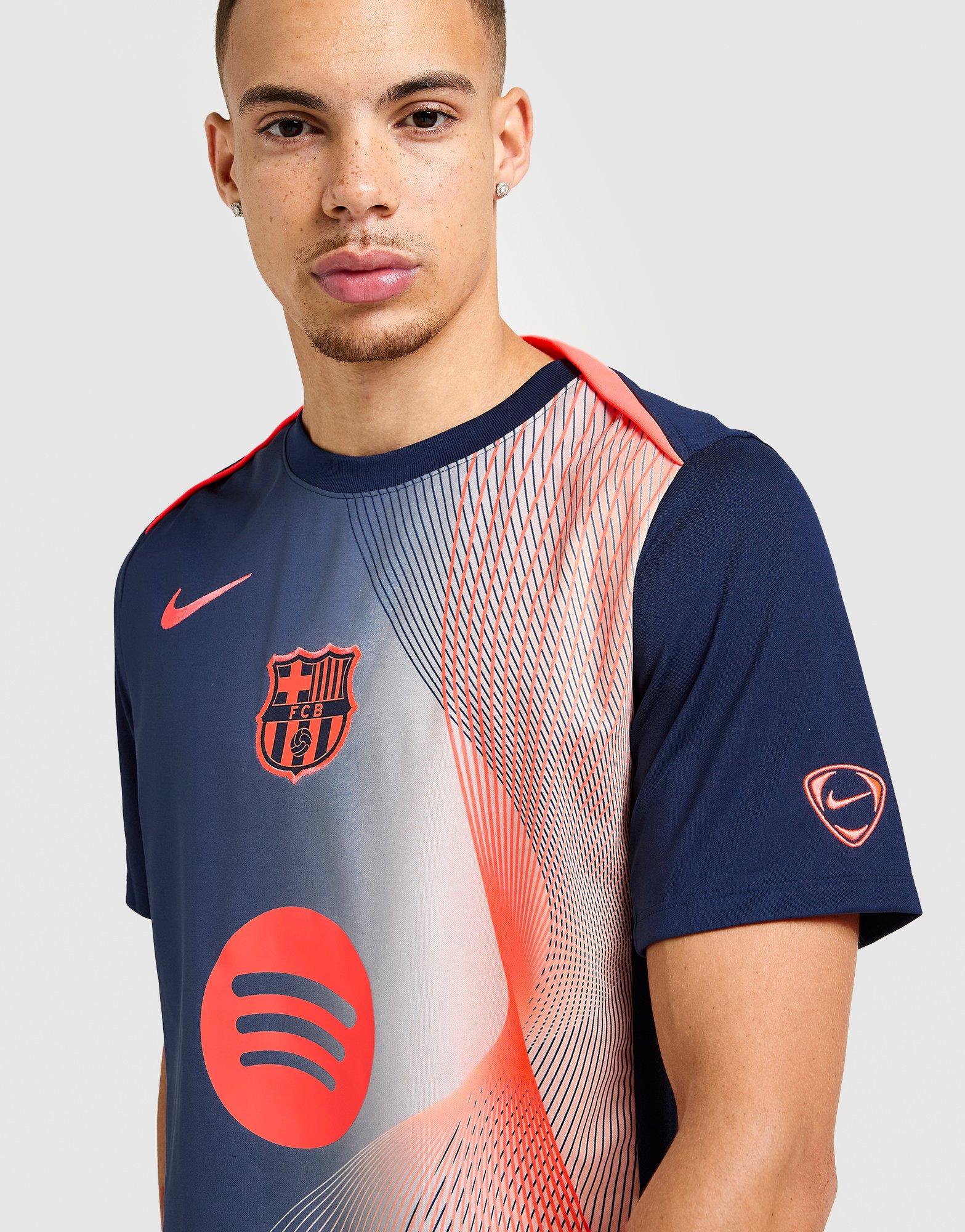 Blue Nike FC Barcelona Pre Match T-Shirt | JD Sports UK