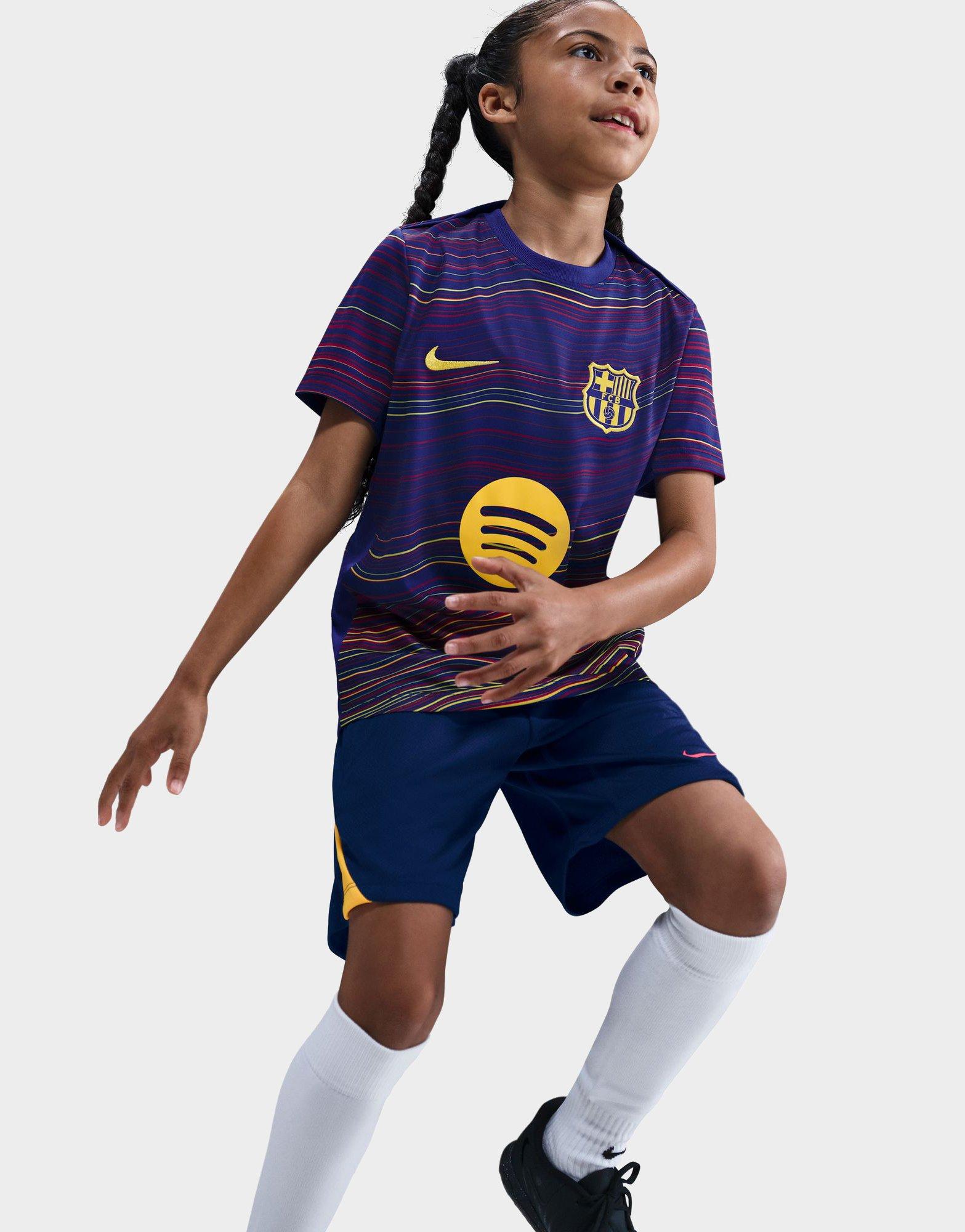 Nike FC Barcelona Pre Match T-Shirt Junior