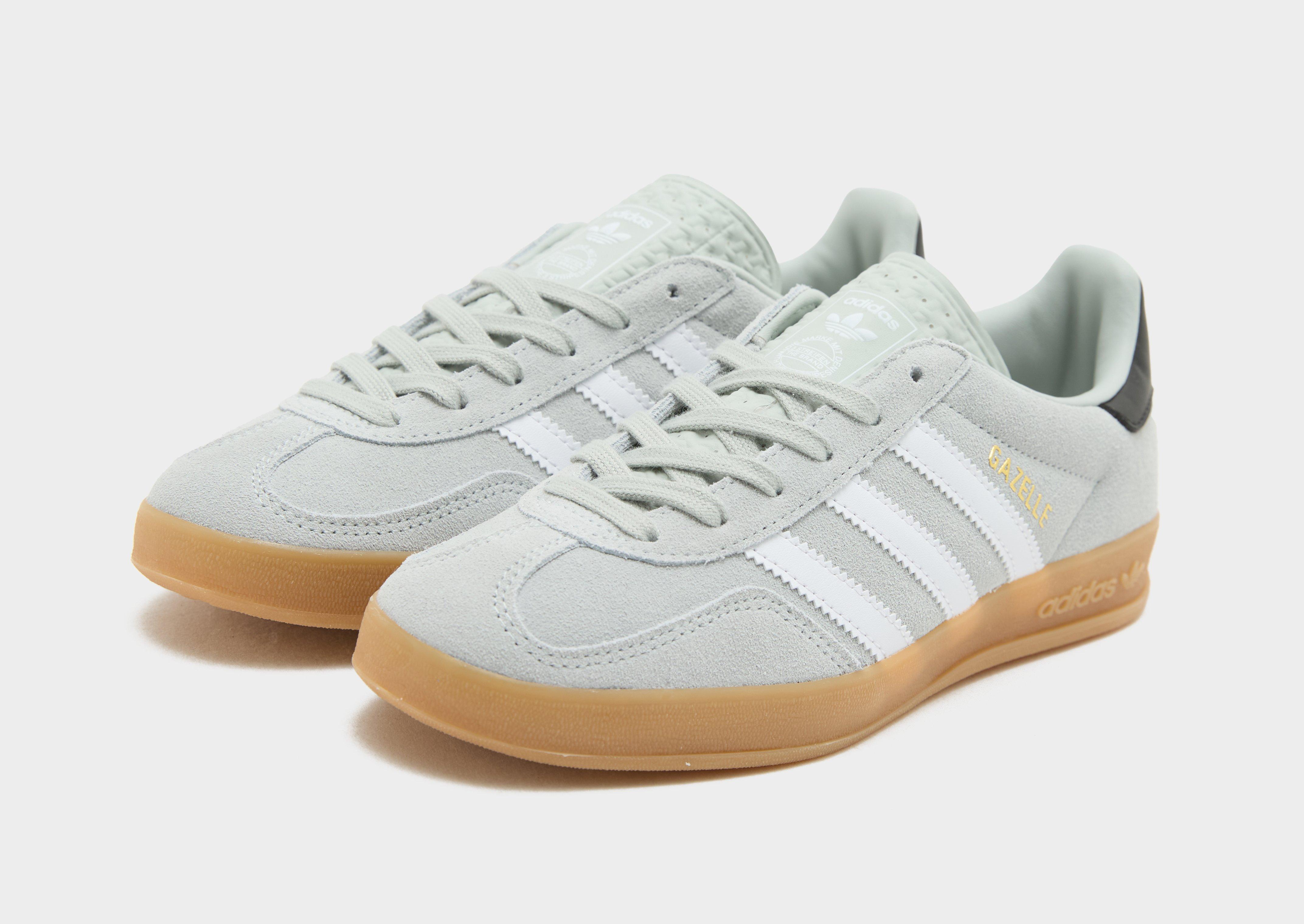 Grey adidas Originals Gazelle Indoor Junior - JD Sports Global