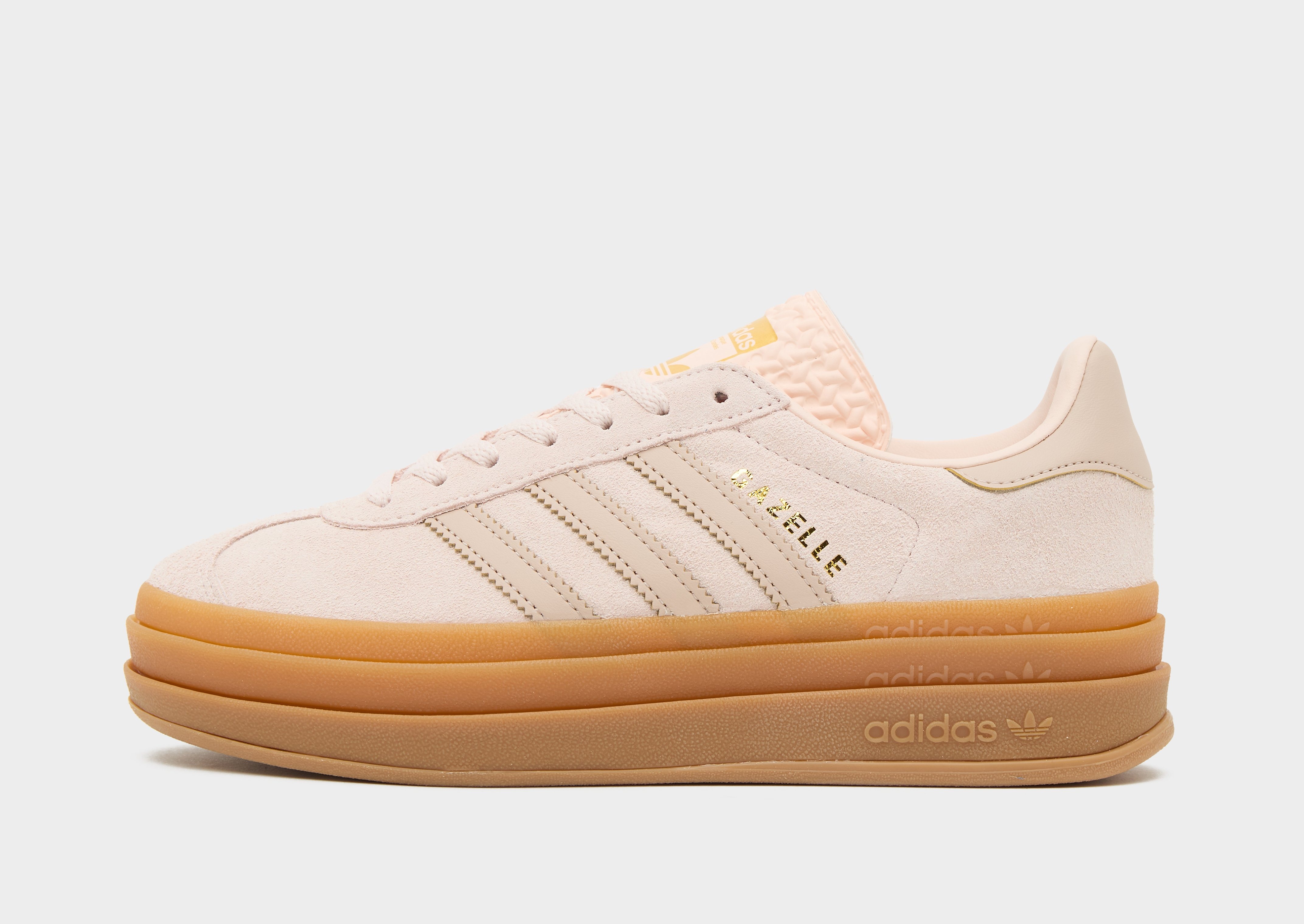 adidas originals Gazelle BOLD グレーブラウン adidas originals Gazelle BOLD厚底板靴レディースグレー