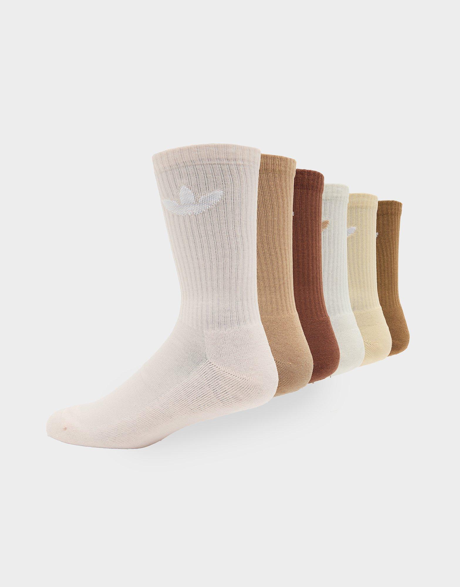 adidas Originals Trefoil Cushion Crew Socks 6 Pack