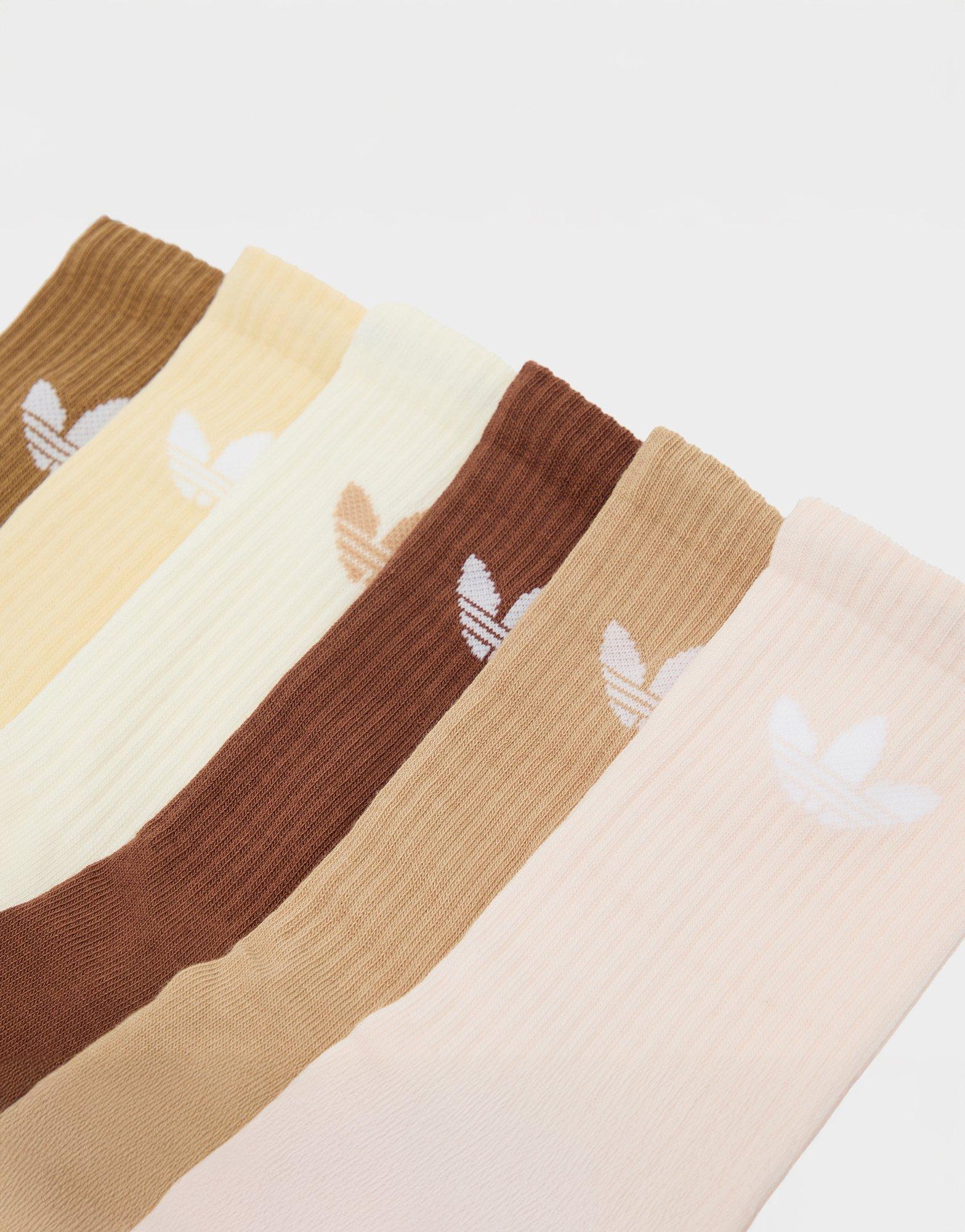 adidas Originals Trefoil Cushion Crew Socks 6 Pack