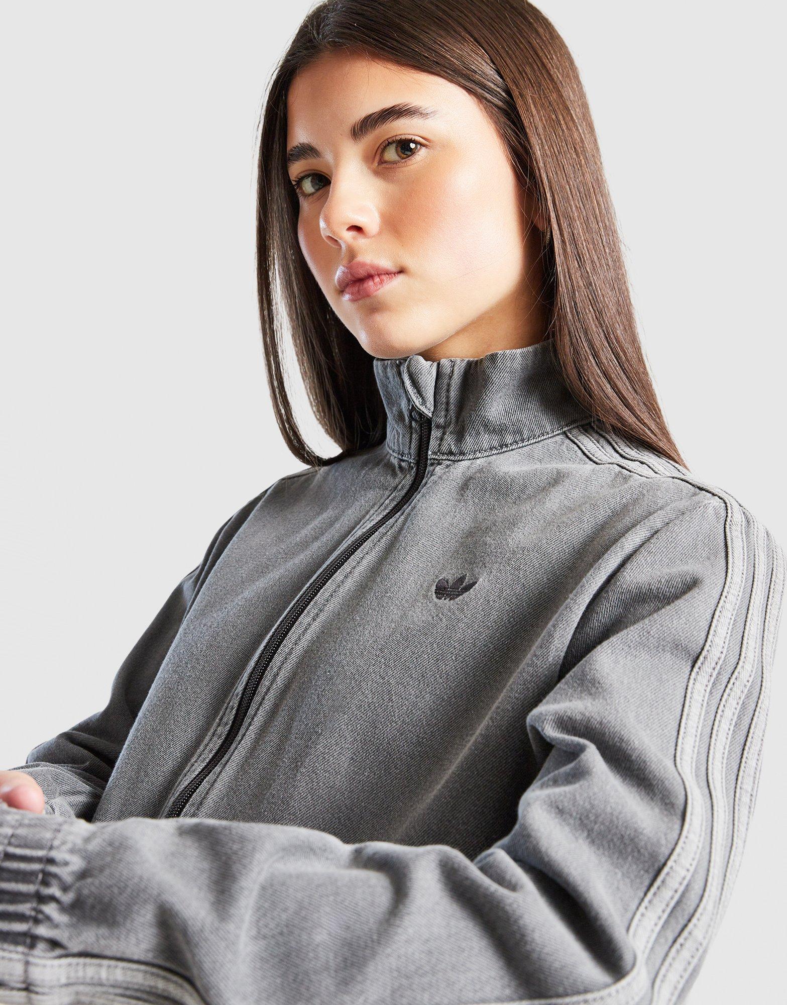 adidas Originals Girls' Denim Track Top Junior