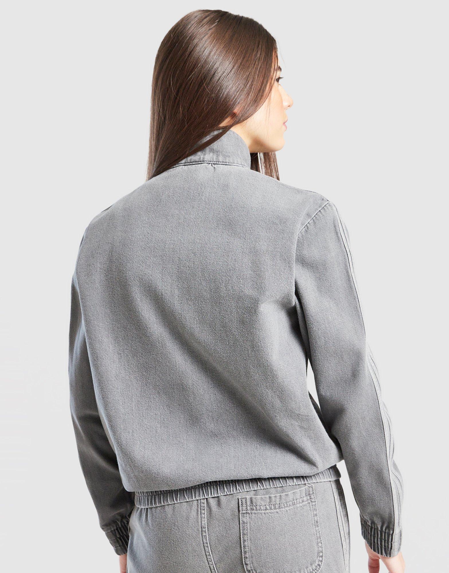 adidas Originals Girls' Denim Track Top Junior