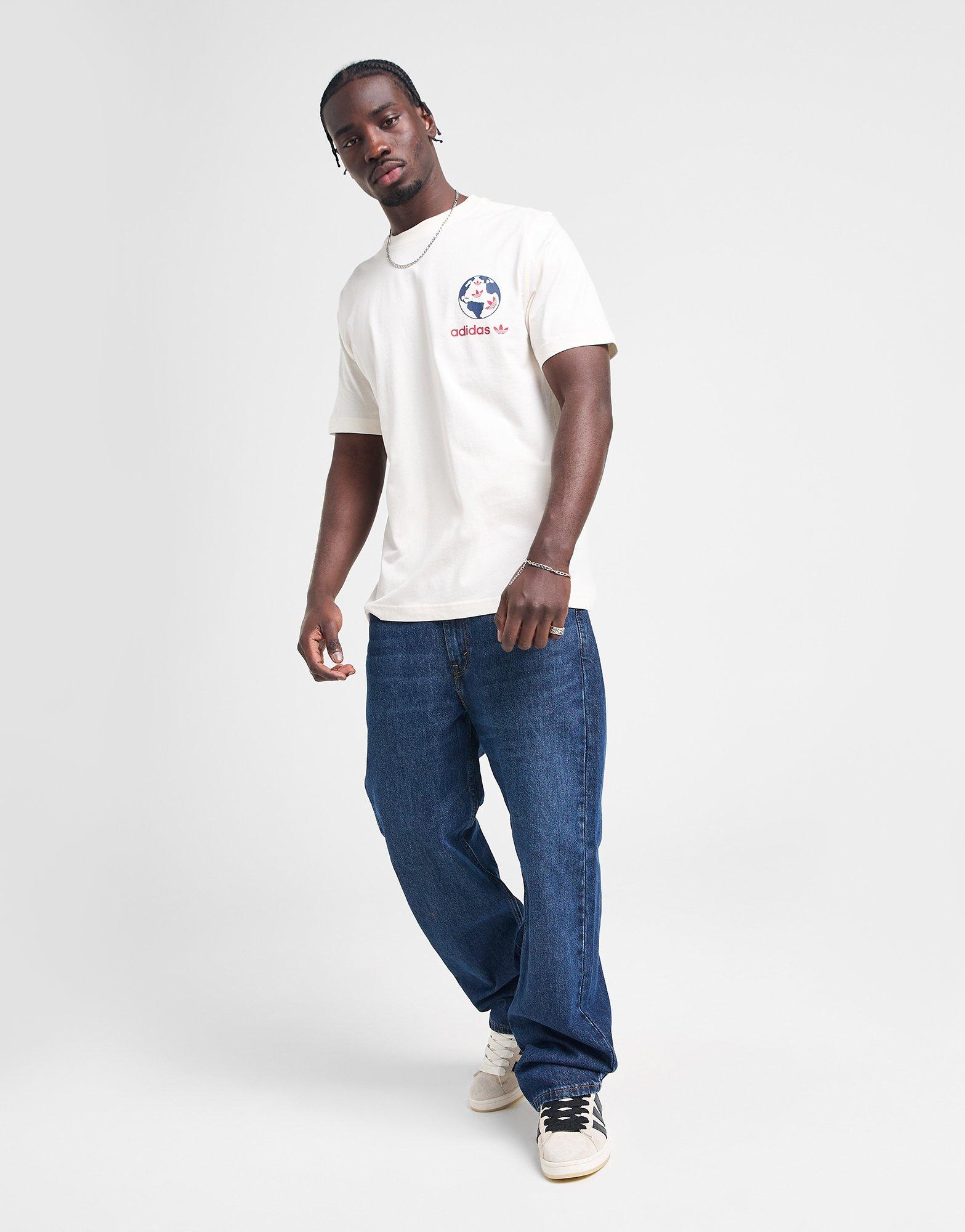 【adidas】 Circular T-Shirt（送料込み） Grey adidas Originals Circular T-Shirt - JD Sports Global
