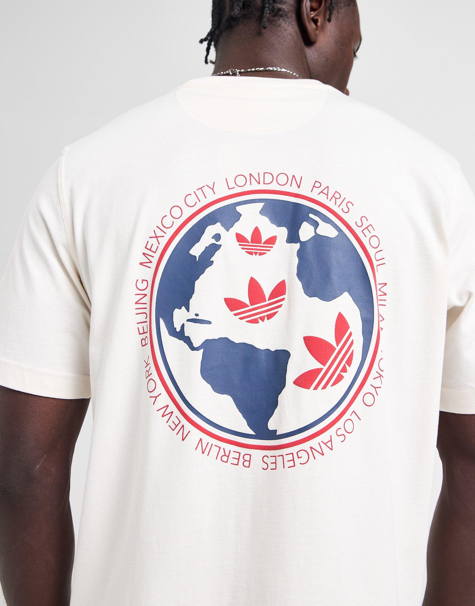 【adidas】 Circular T-Shirt（送料込み） Grey adidas Originals Circular T-Shirt - JD Sports Global