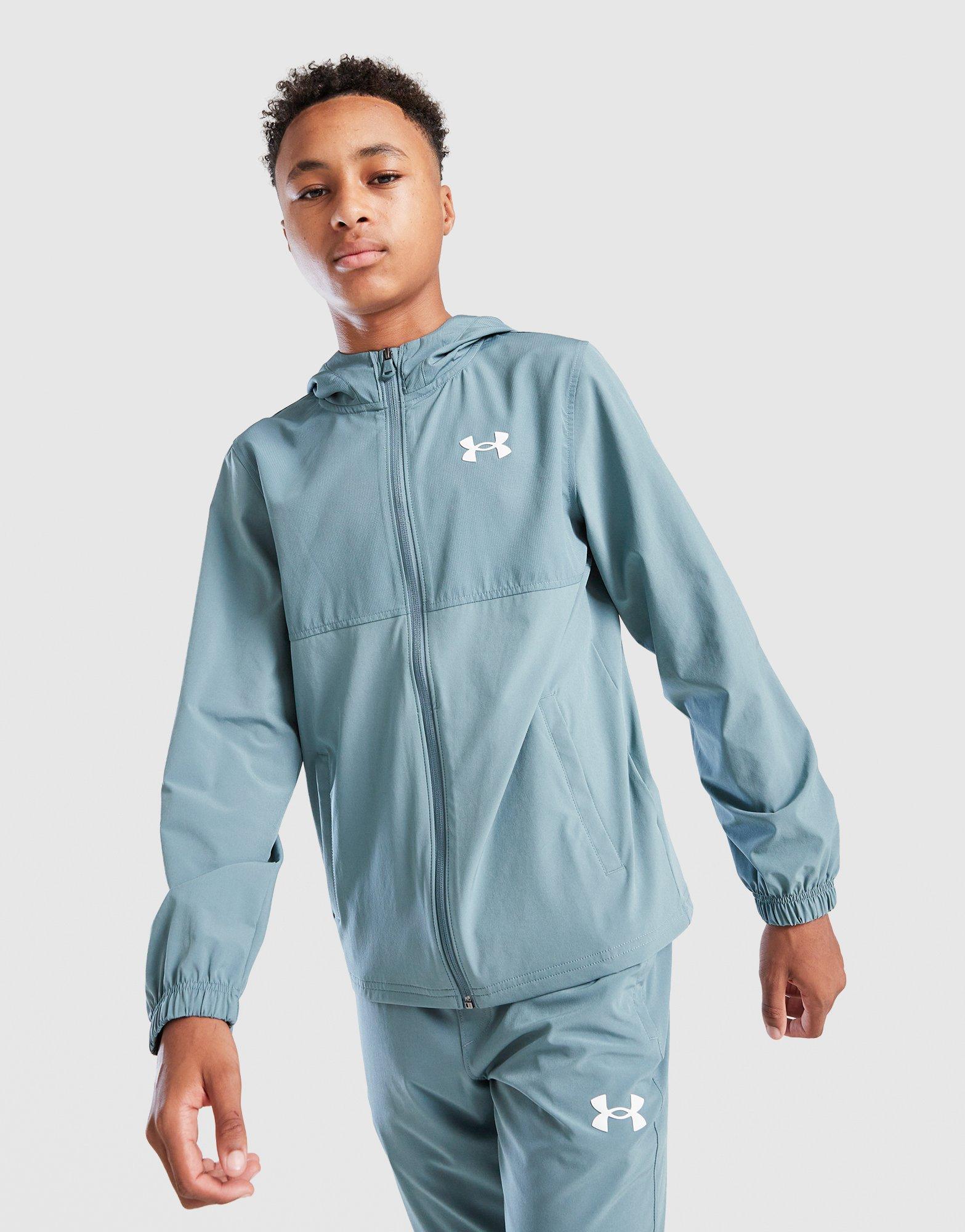 Under Armour Woven Wordmark Full Zip Jacket Junior