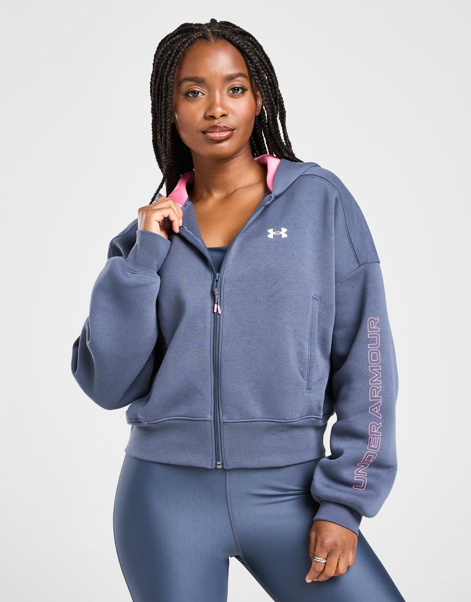 Under Armour Double Wordmark Cropped Hoodie