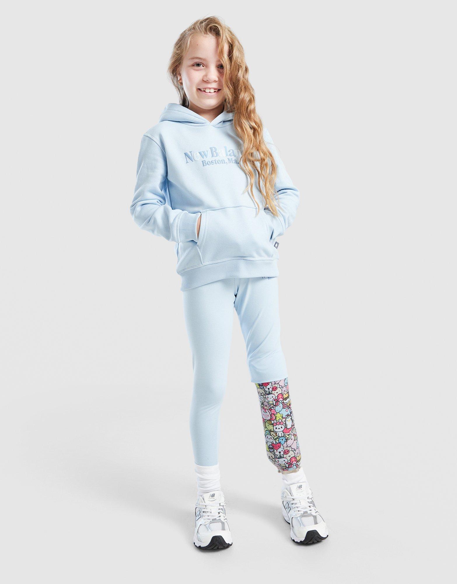 New Balance Girls' Tonal Graphic Hoodie/Leggings Set Children