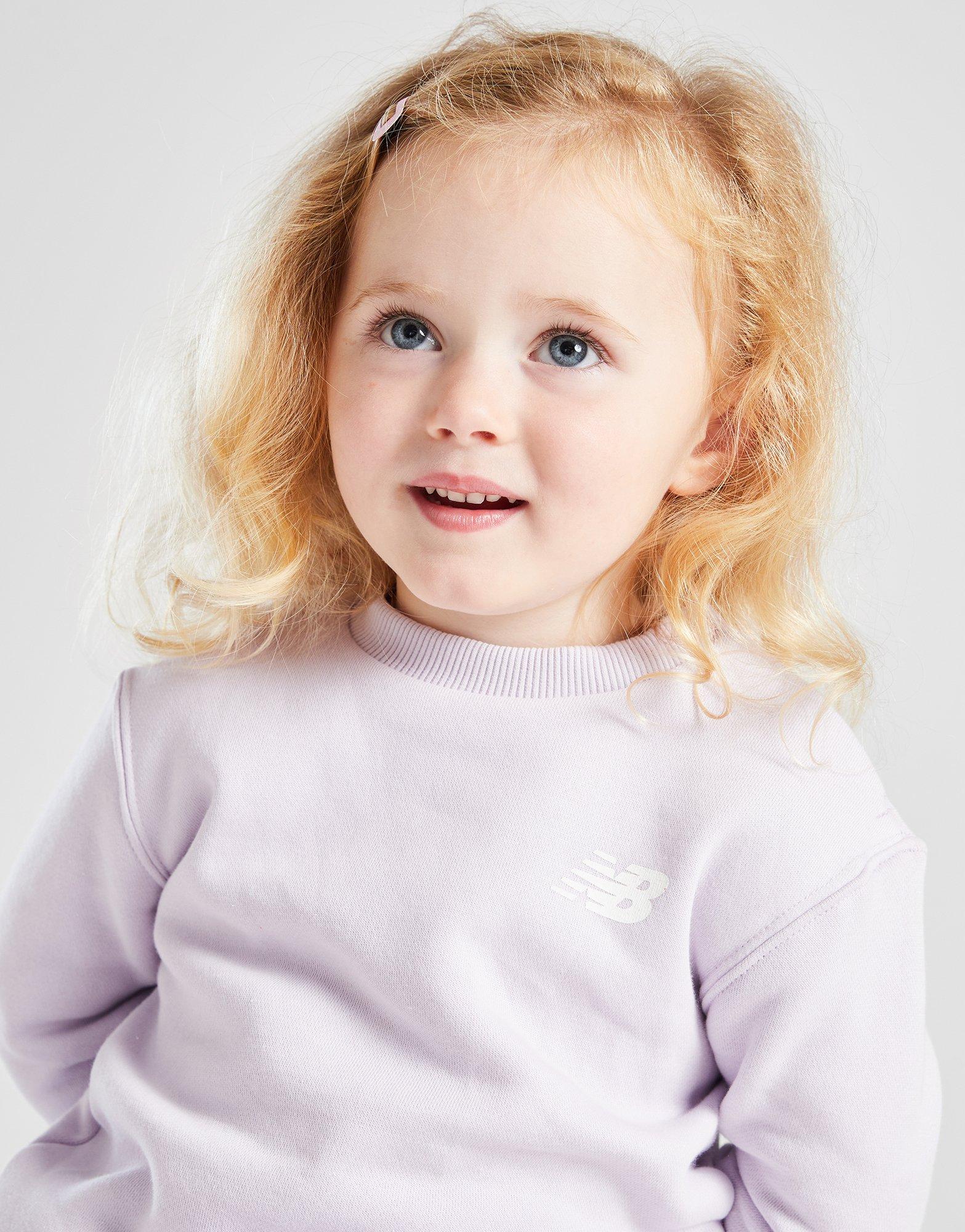 New Balance Girls' Trainer Graphic Crew Tracksuit Infant