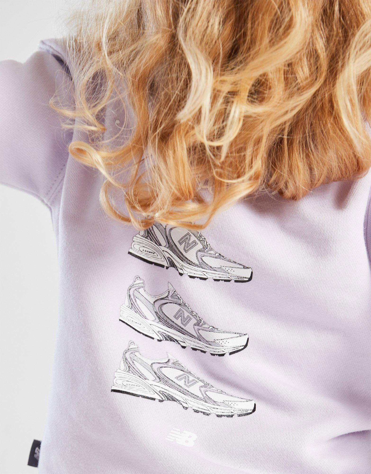 New Balance Girls' Trainer Graphic Crew Tracksuit Infant