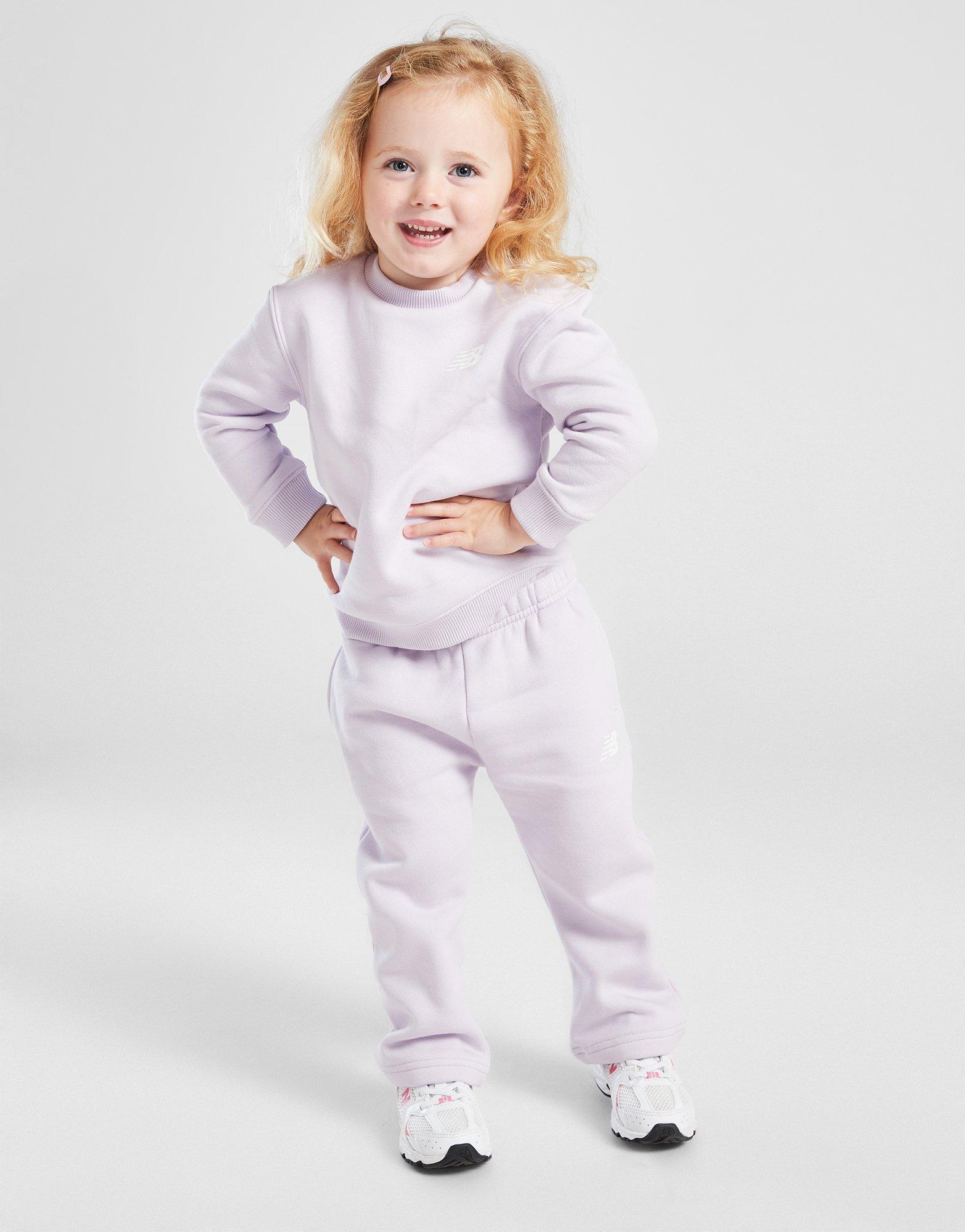 New Balance Girls' Trainer Graphic Crew Tracksuit Infant