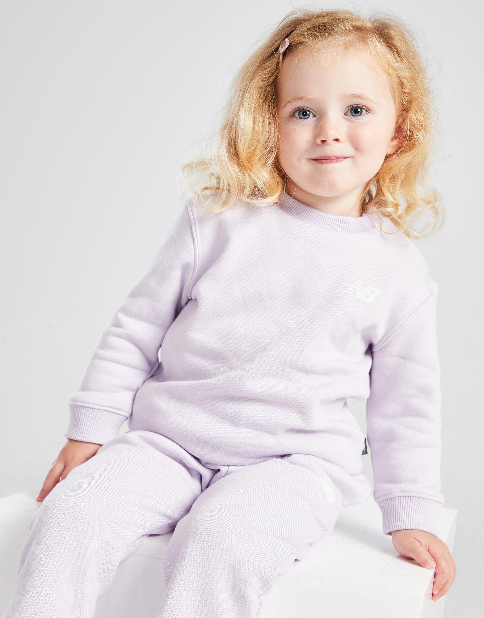 New Balance Girls' Trainer Graphic Crew Tracksuit Infant