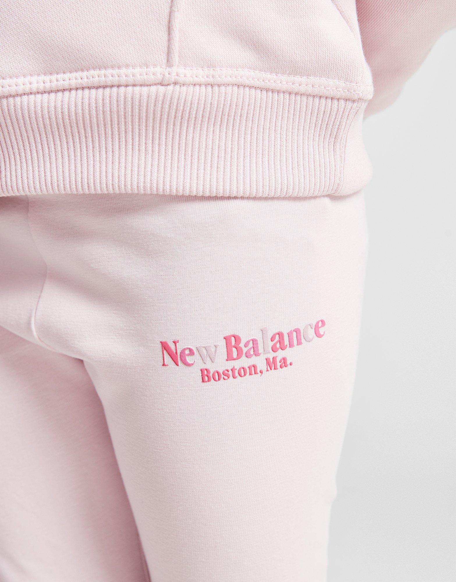 New Balance Conjunto de sudadera con capucha/leggings Tonal Logo Girls' Infantil