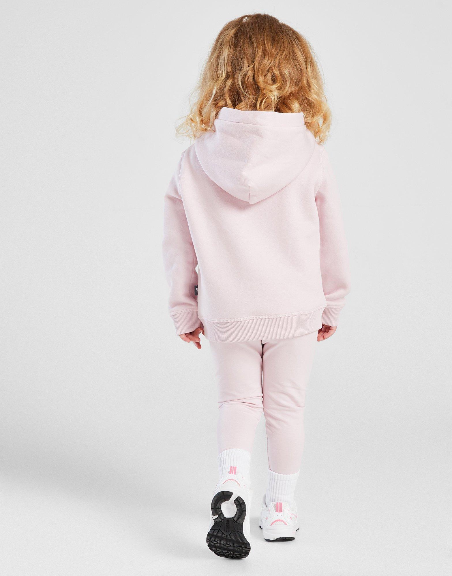 New Balance Conjunto de sudadera con capucha/leggings Tonal Logo Girls' Infantil