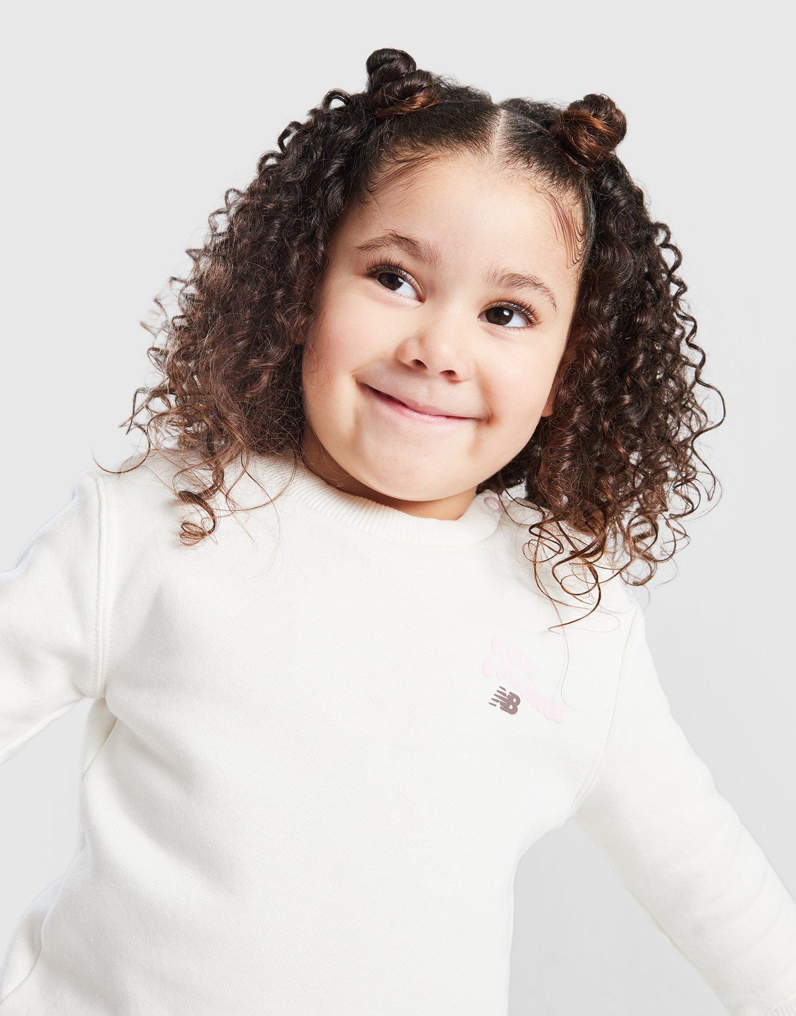 New Balance Girls' Bubble Graphic Crew Tracksuit Infant