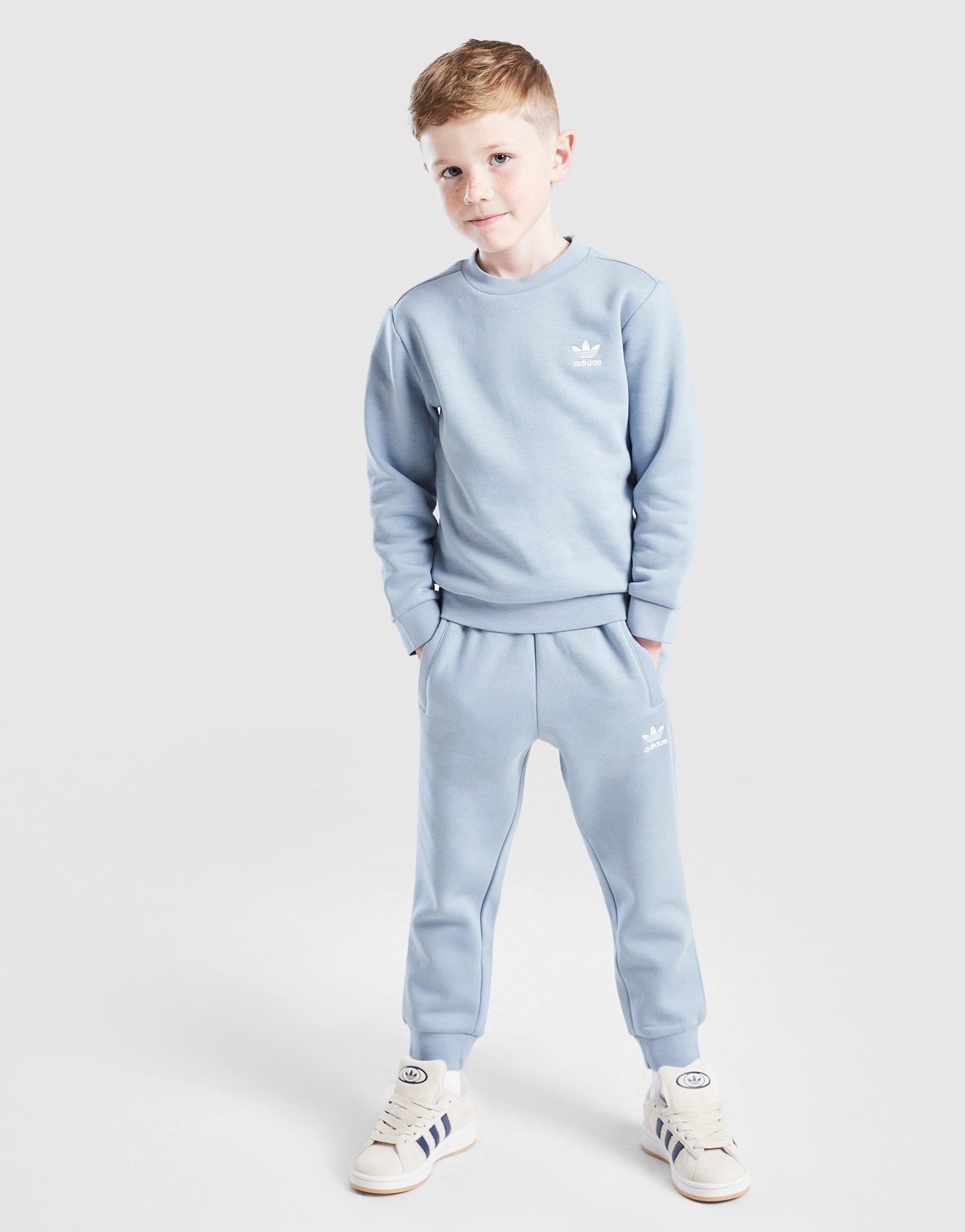 adidas Originals Trefoil Essential Crew Tracksuit Children