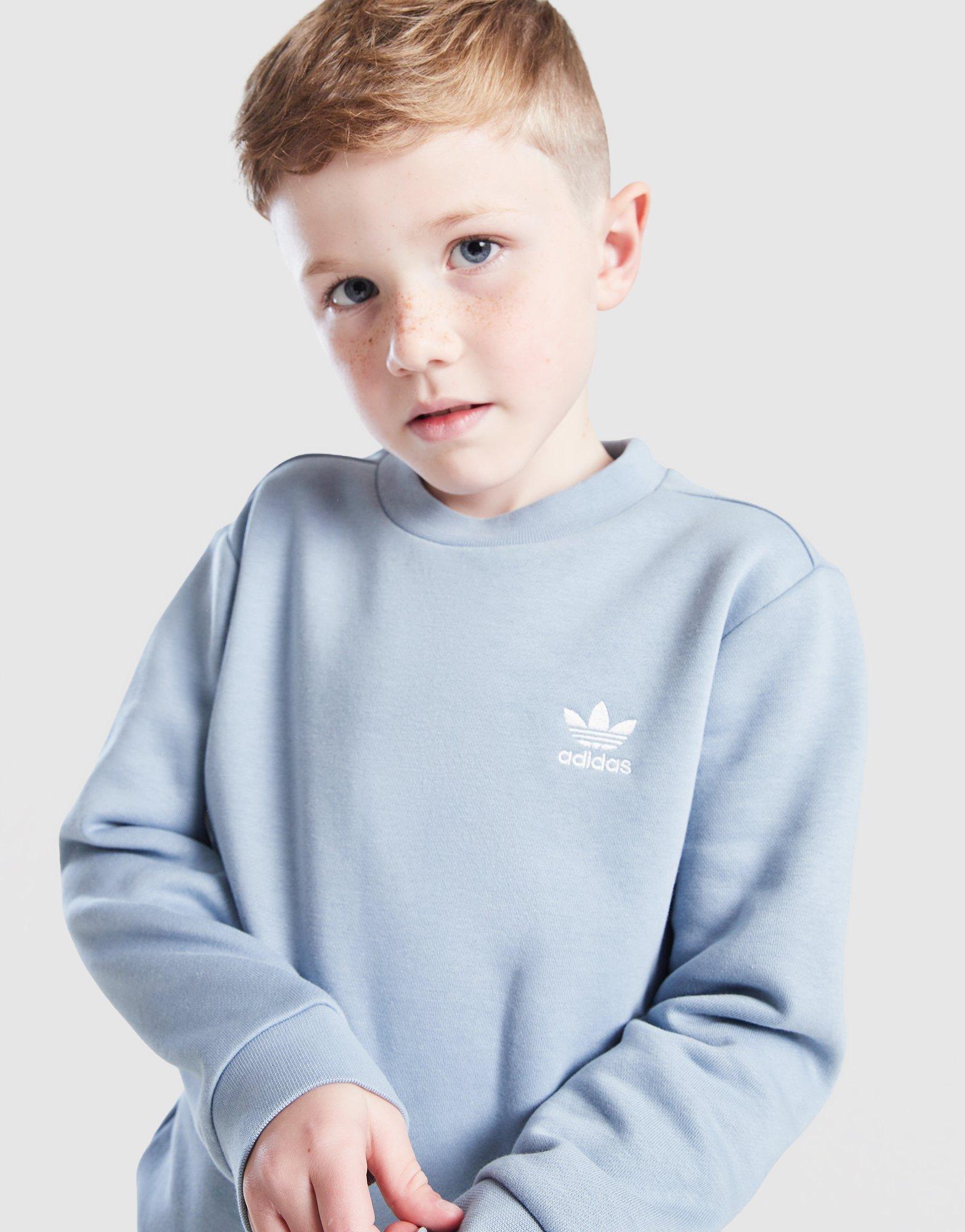 adidas Originals Trefoil Essential Crew Tracksuit Children