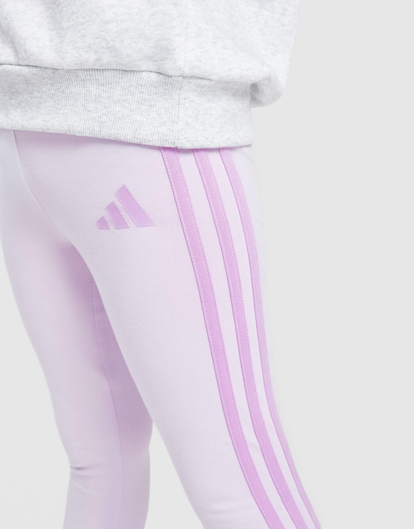 adidas Girls' Colour Block Linear Crew Tracksuit Children