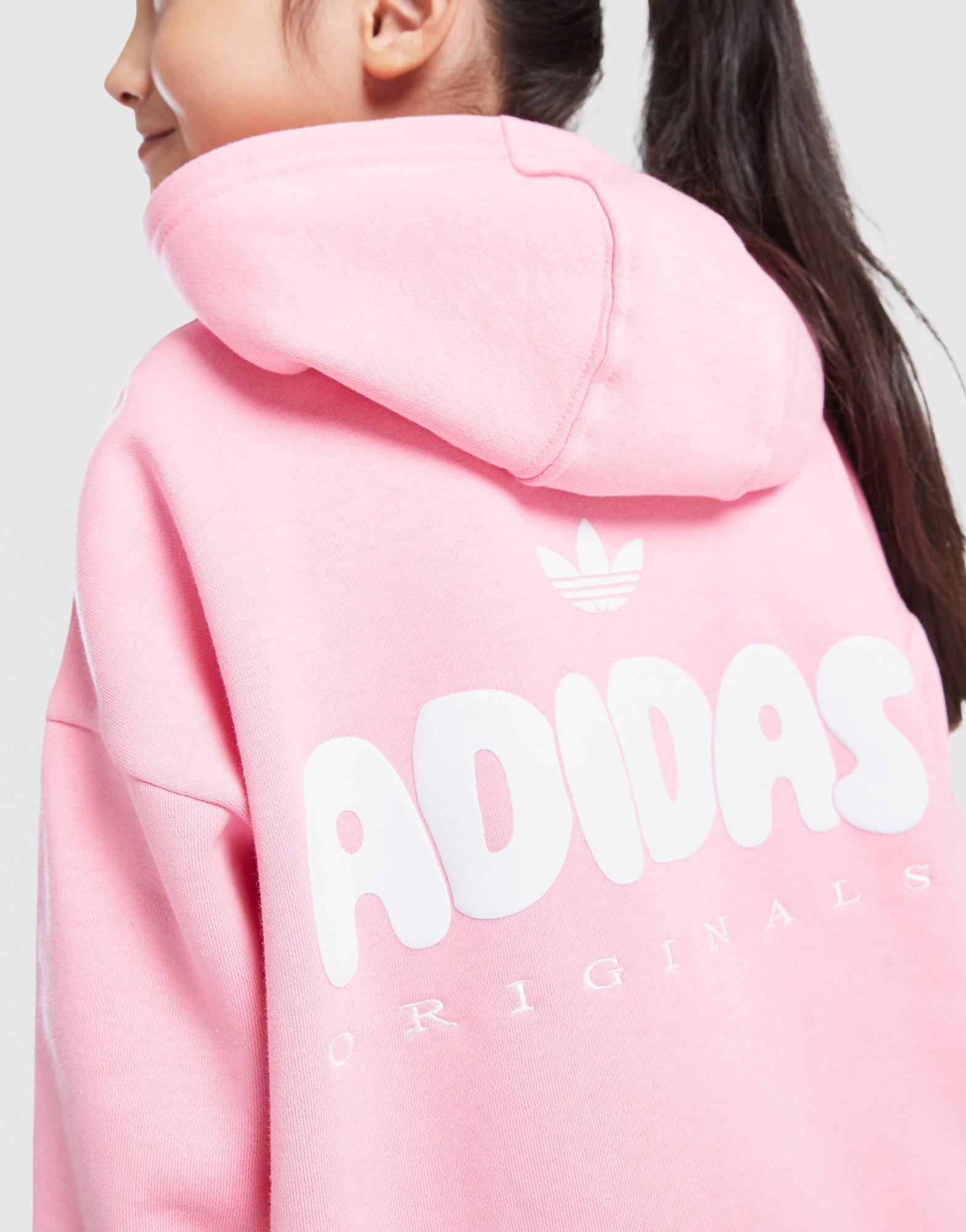 adidas Originals Girls' Bubble Overhead Trainingsanzug Kleinkinder