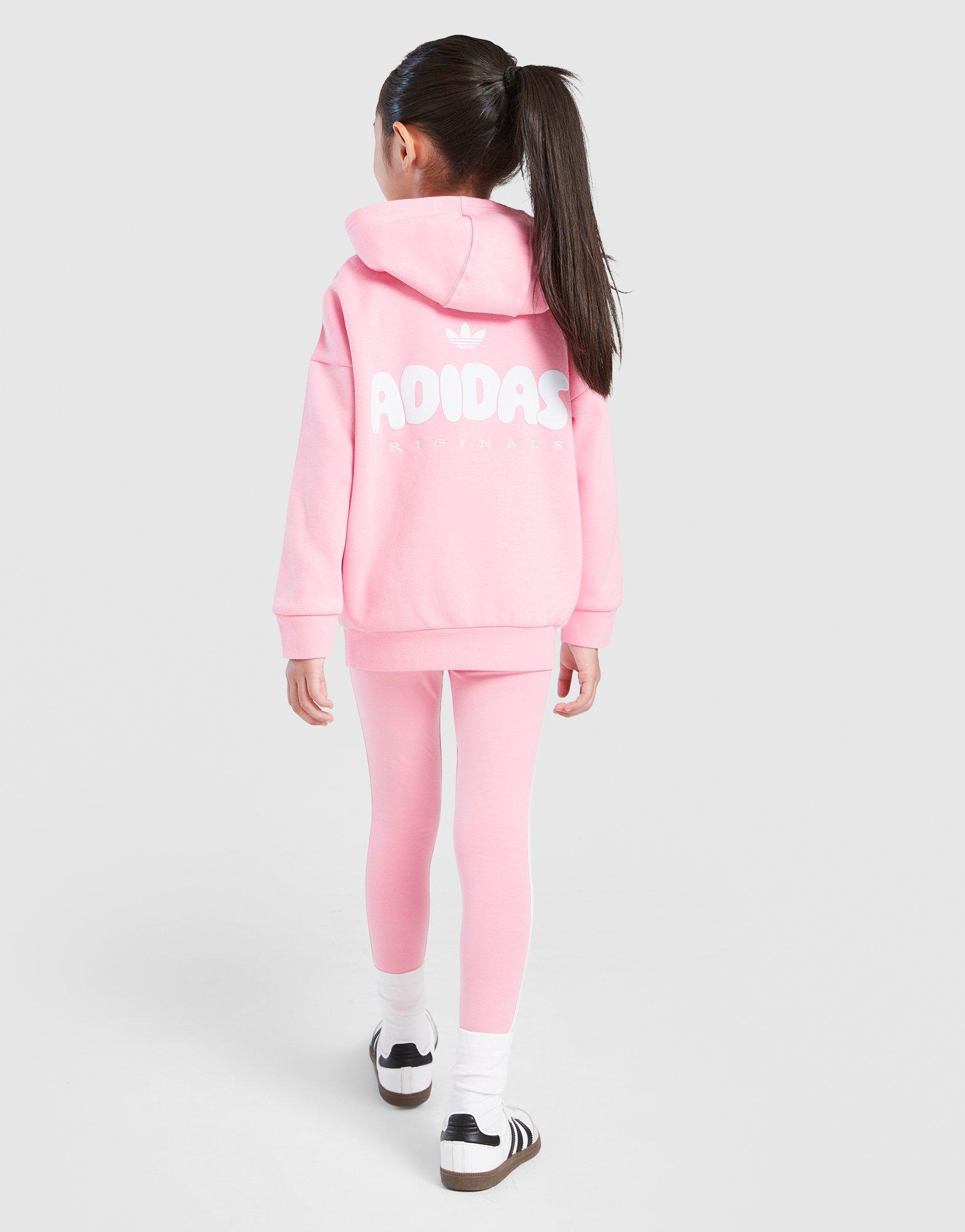 adidas Originals Girls' Bubble Overhead Trainingsanzug Kleinkinder