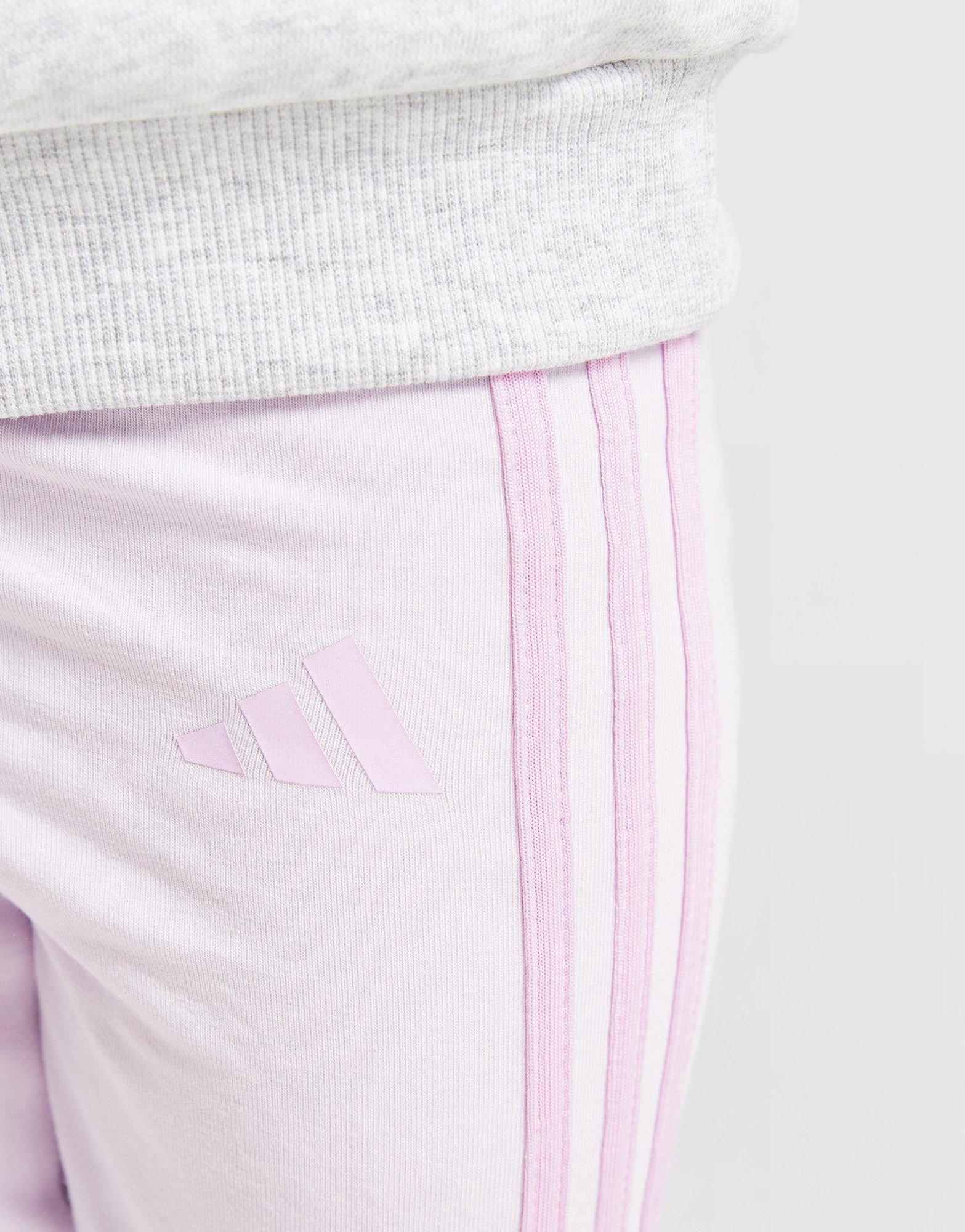 adidas Originals Girls' Colour Block Linear Crew Tracksuit Infant