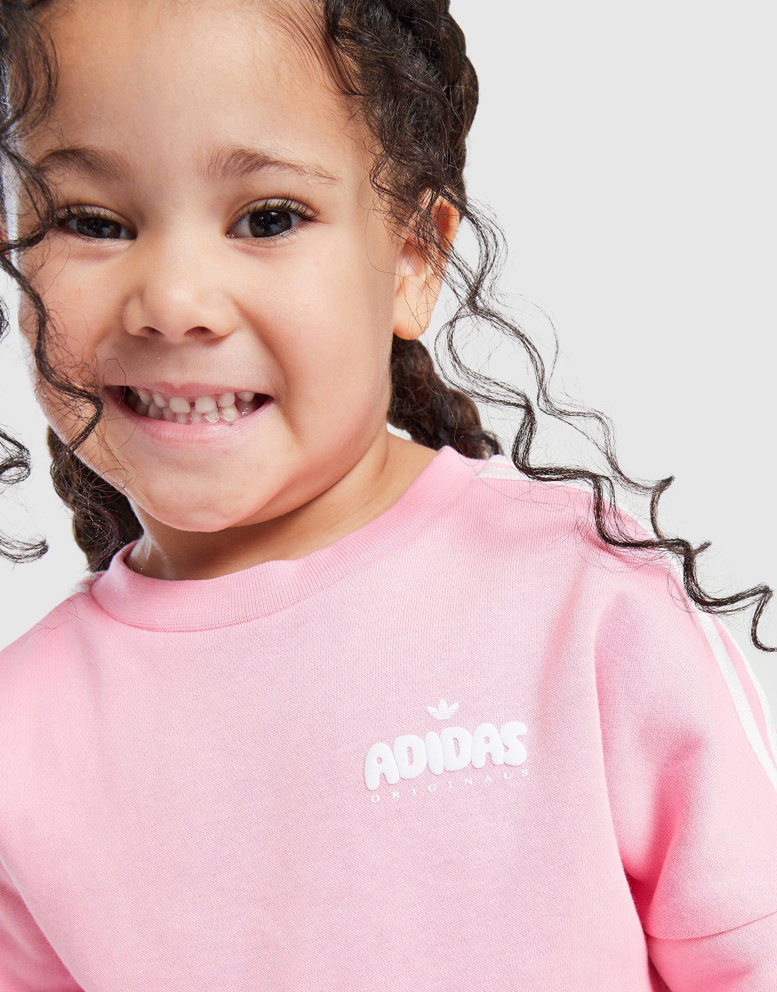 adidas Originals Girls' Bubble Crew Tracksuit Infant