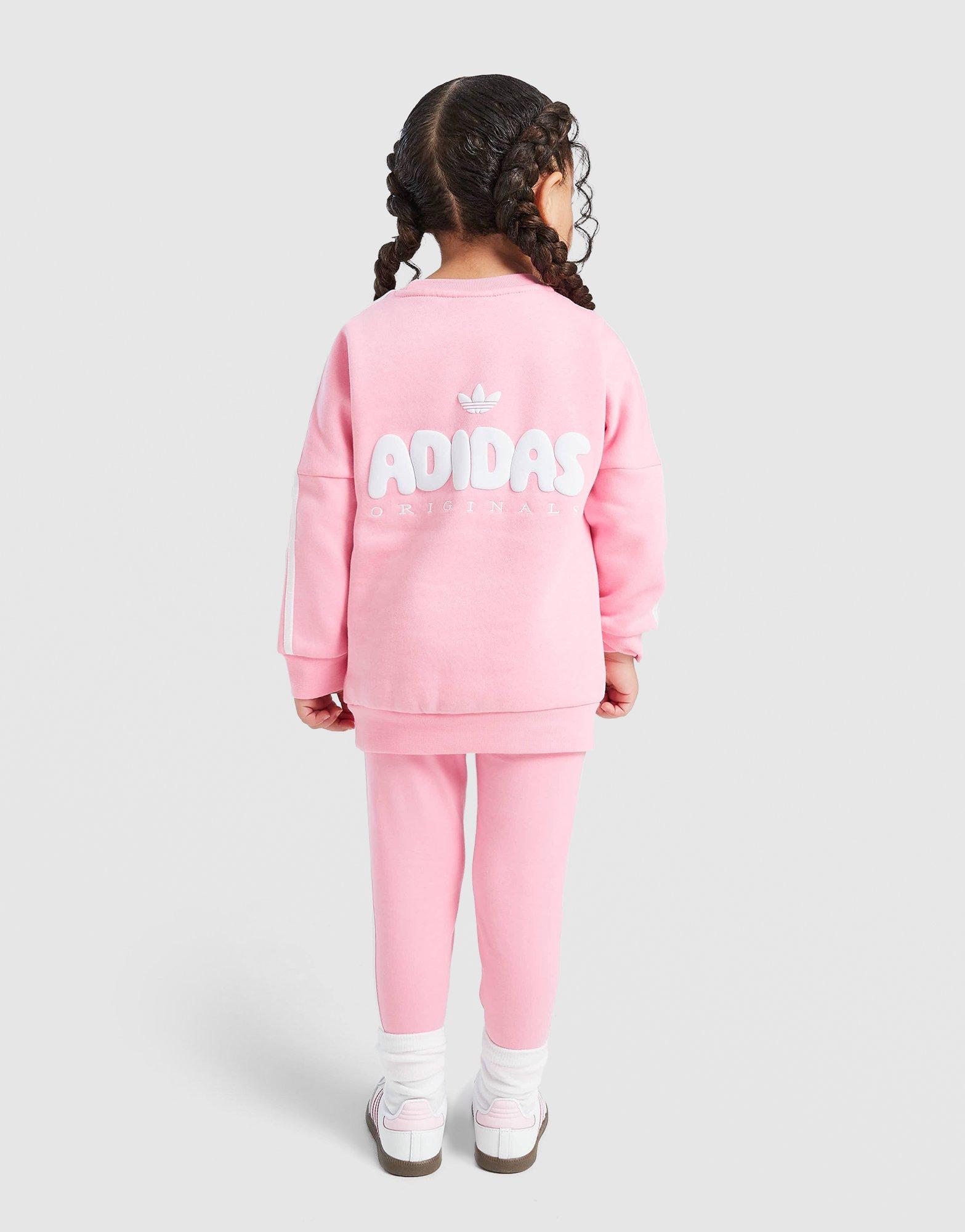 adidas Originals Girls' Bubble Crew Tracksuit Infant