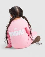 adidas Originals Girls' Bubble Completo Crew Neonato