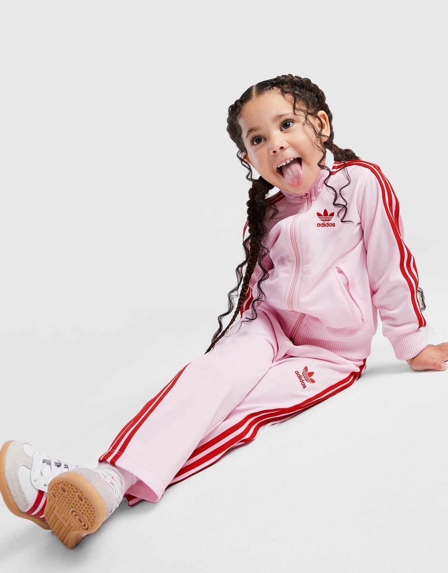 Adidas Sportswear Adidas Pink Baby Tracksuit Adidas Matching Sets
