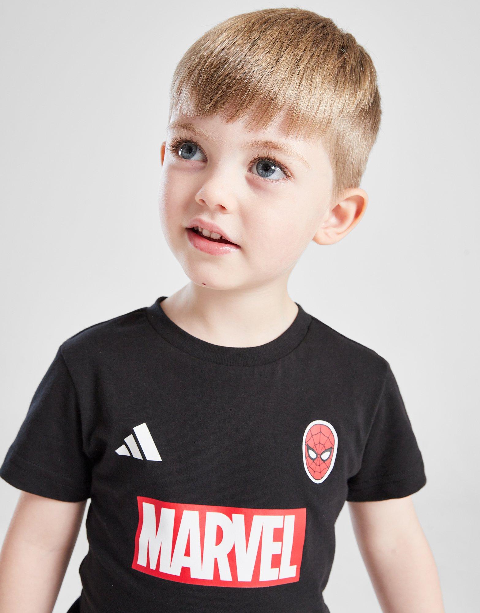 adidas Marvel Spider-Man T-Shirt/Shorts Set Infant's