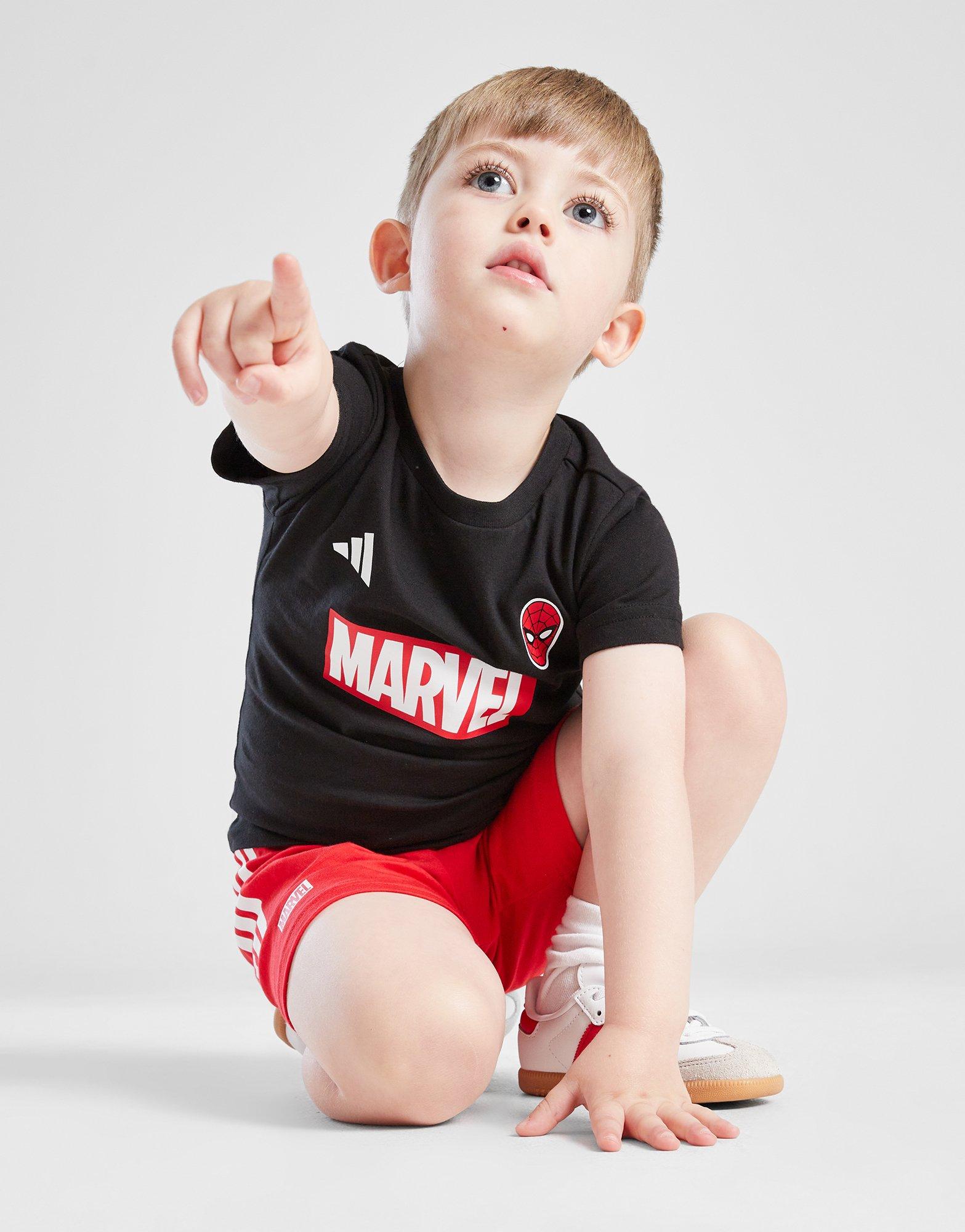 adidas Marvel Spider-Man T-Shirt/Shorts Set Infant's