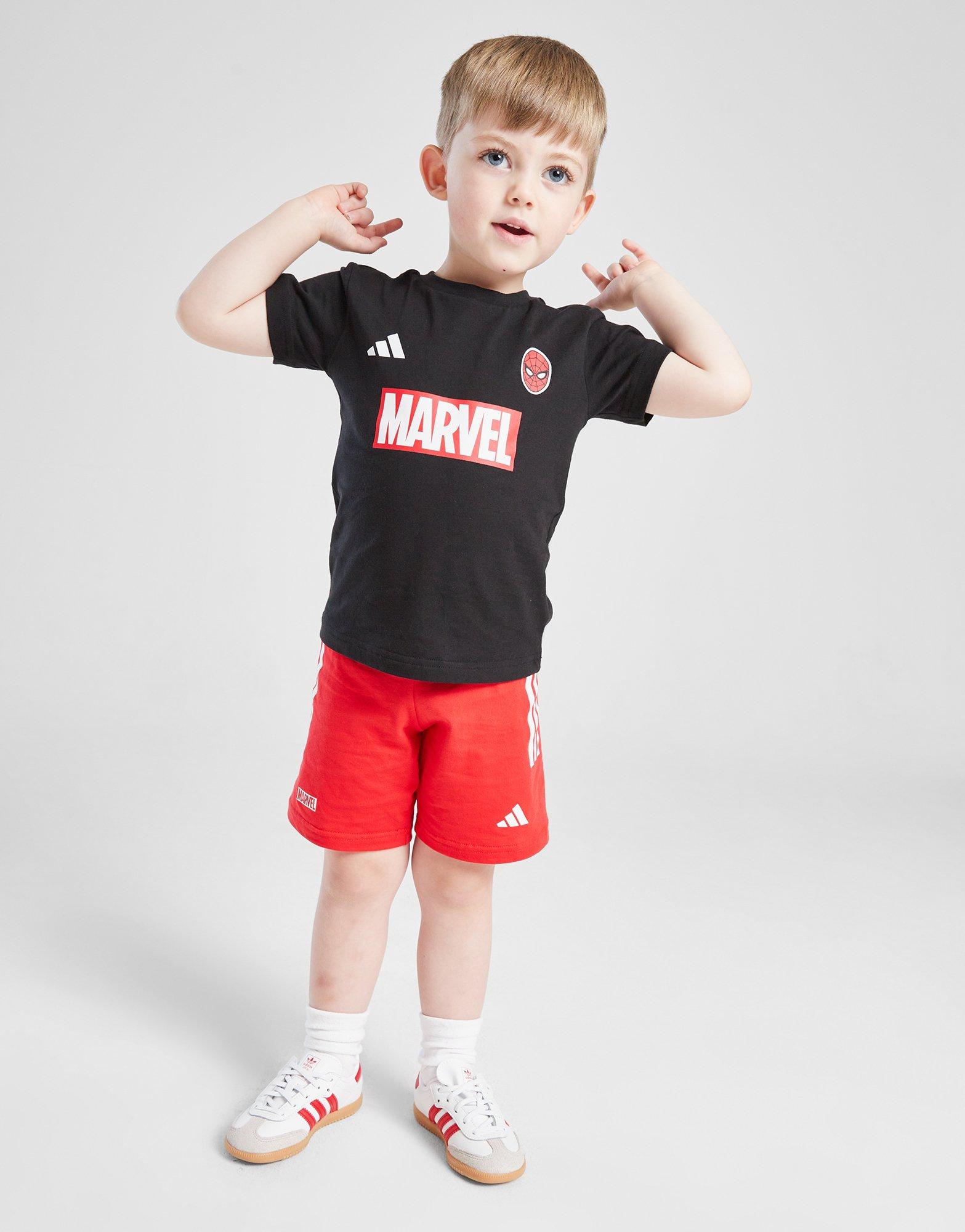 adidas Marvel Spider-Man T-Shirt/Shorts Set Infant's