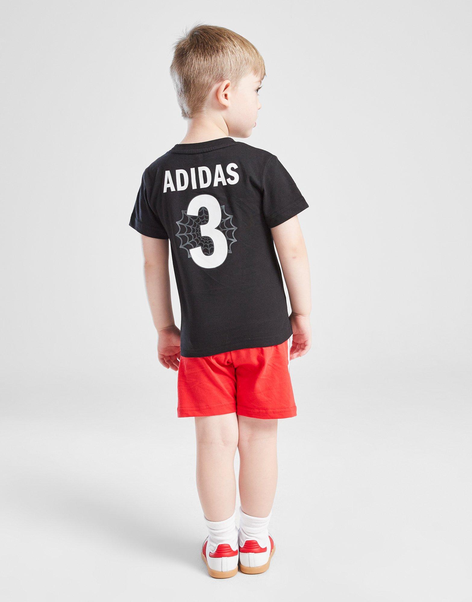 adidas Marvel Spider-Man T-Shirt/Shorts Set Infant's