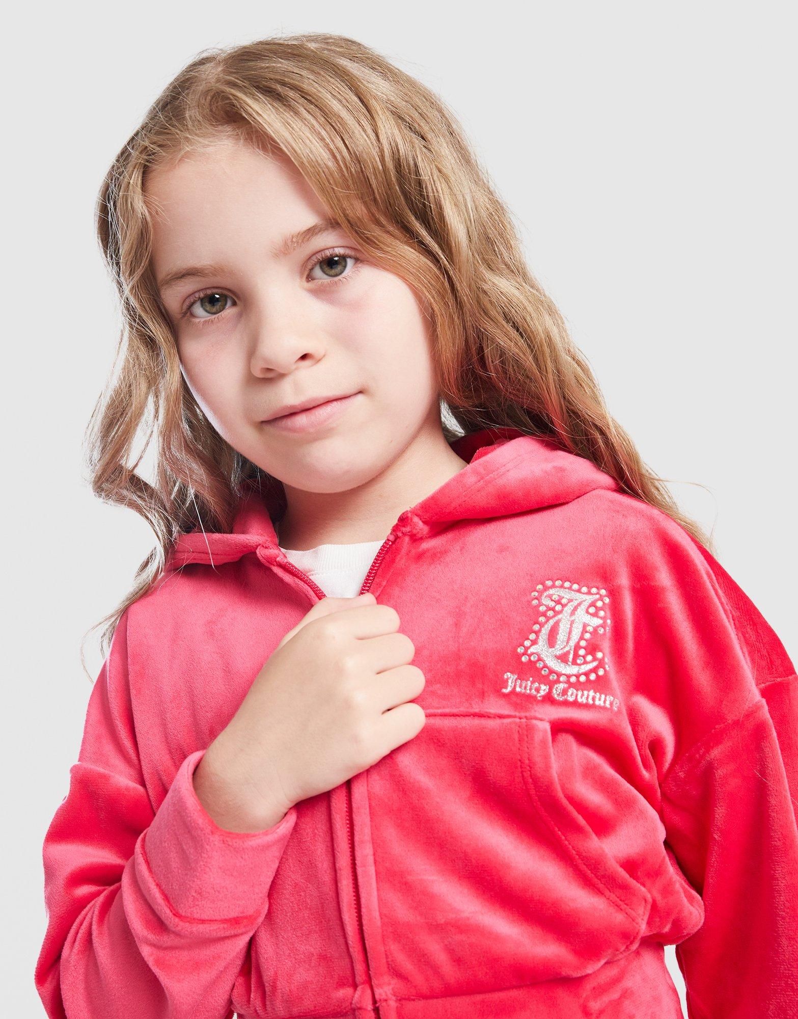 JUICY COUTURE Ensemble de survêtement zippé velours pailleté Enfant