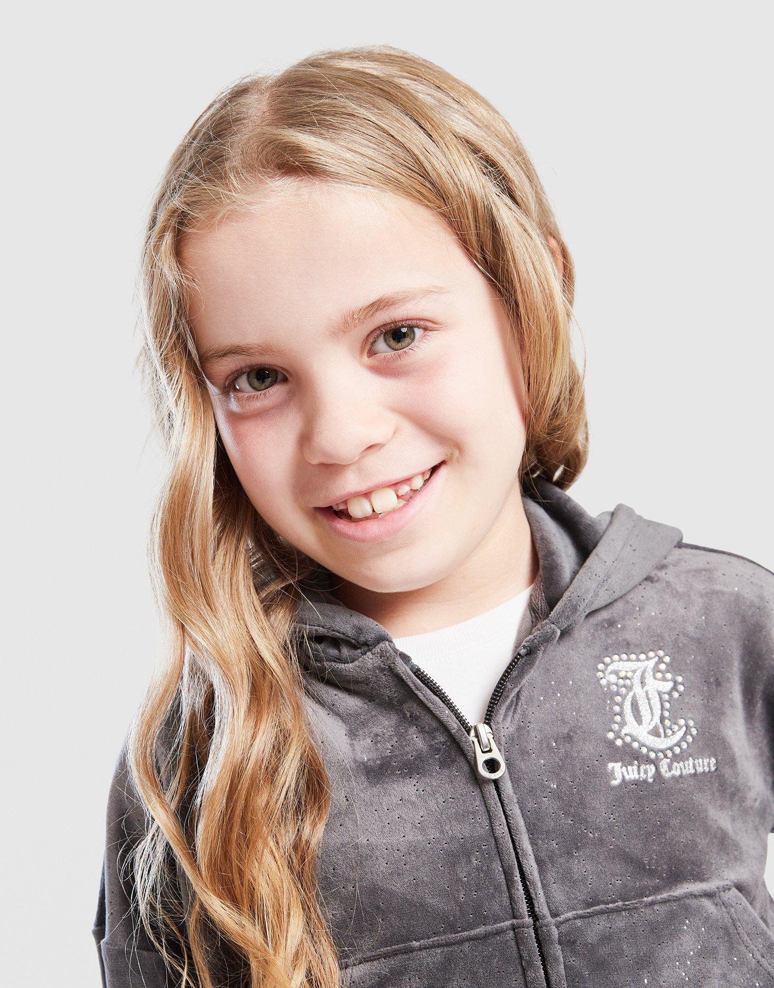 JUICY COUTURE Ensemble de survêtement zippé velours pailleté Enfant