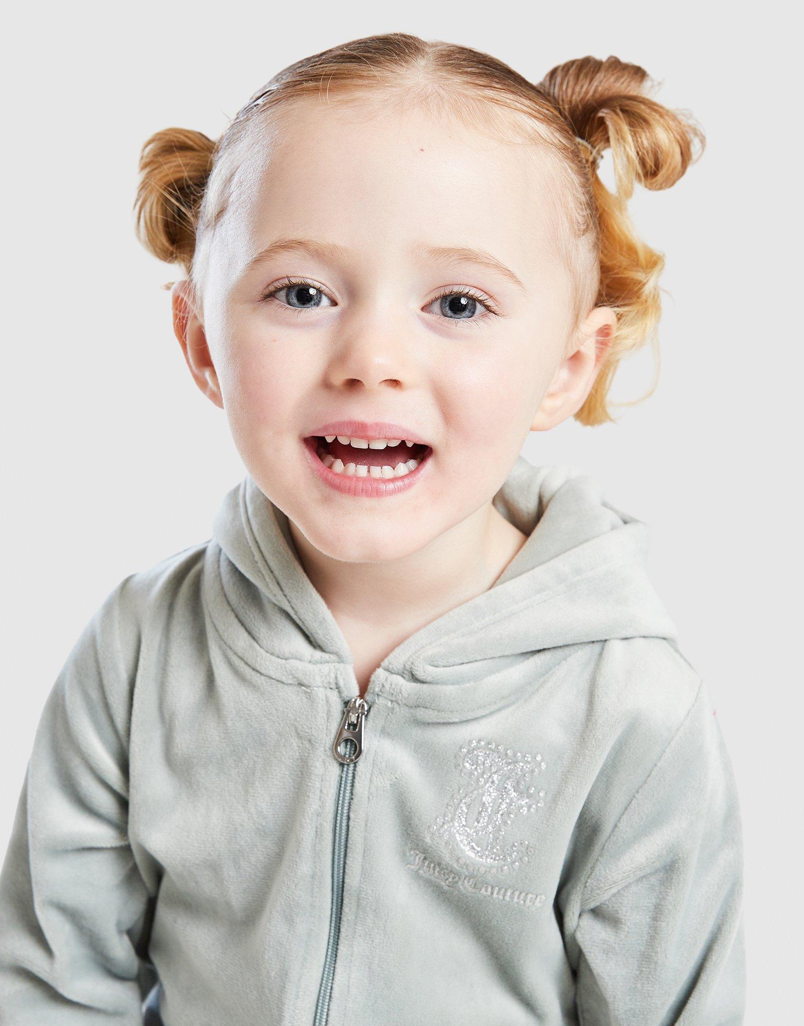 JUICY COUTURE Ensemble de survêtement zippé velours pailleté Bébé