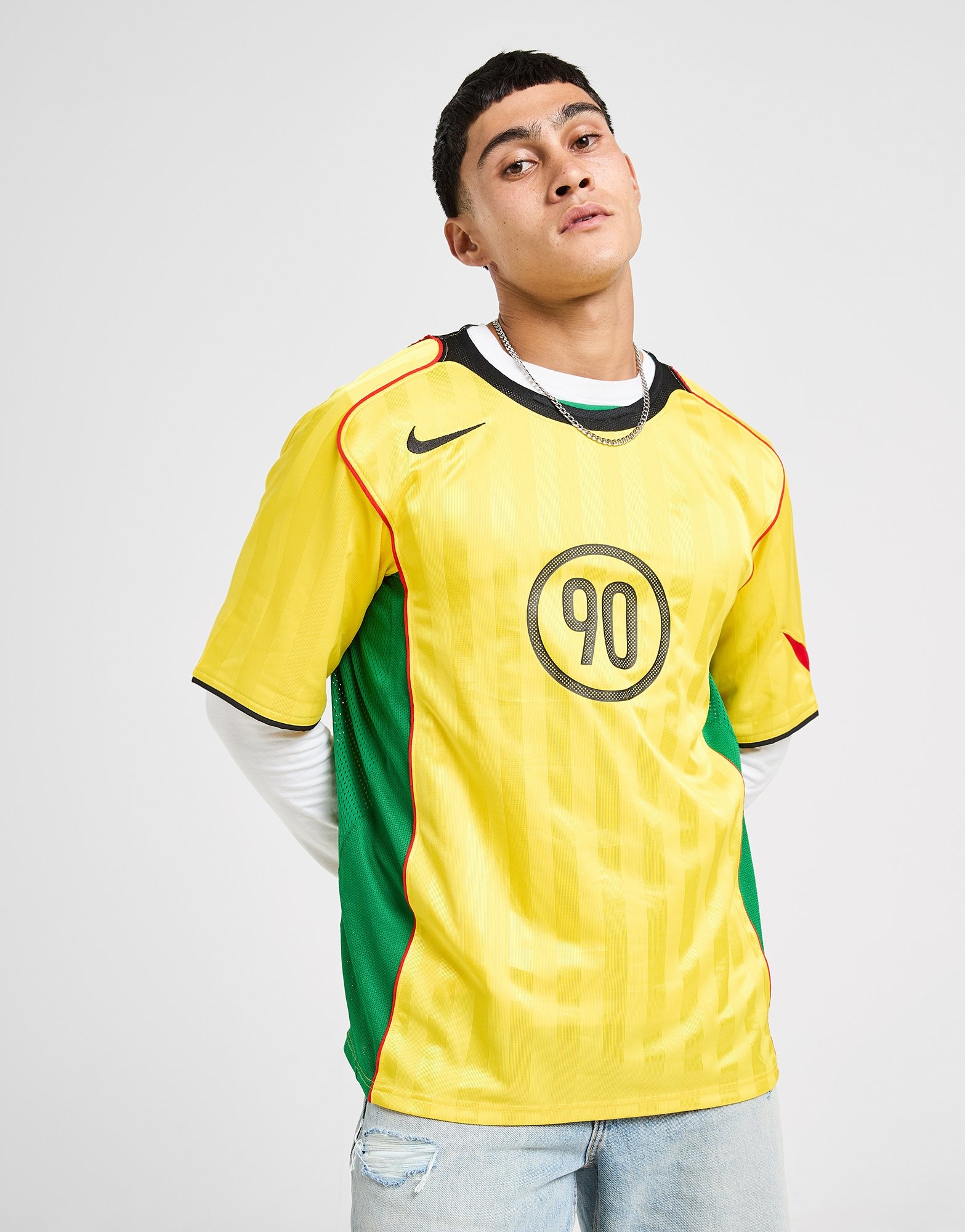 Nike ブラジル代表 イエローシャツ T90 Nike ブラジル代表 イエローシャツ T90